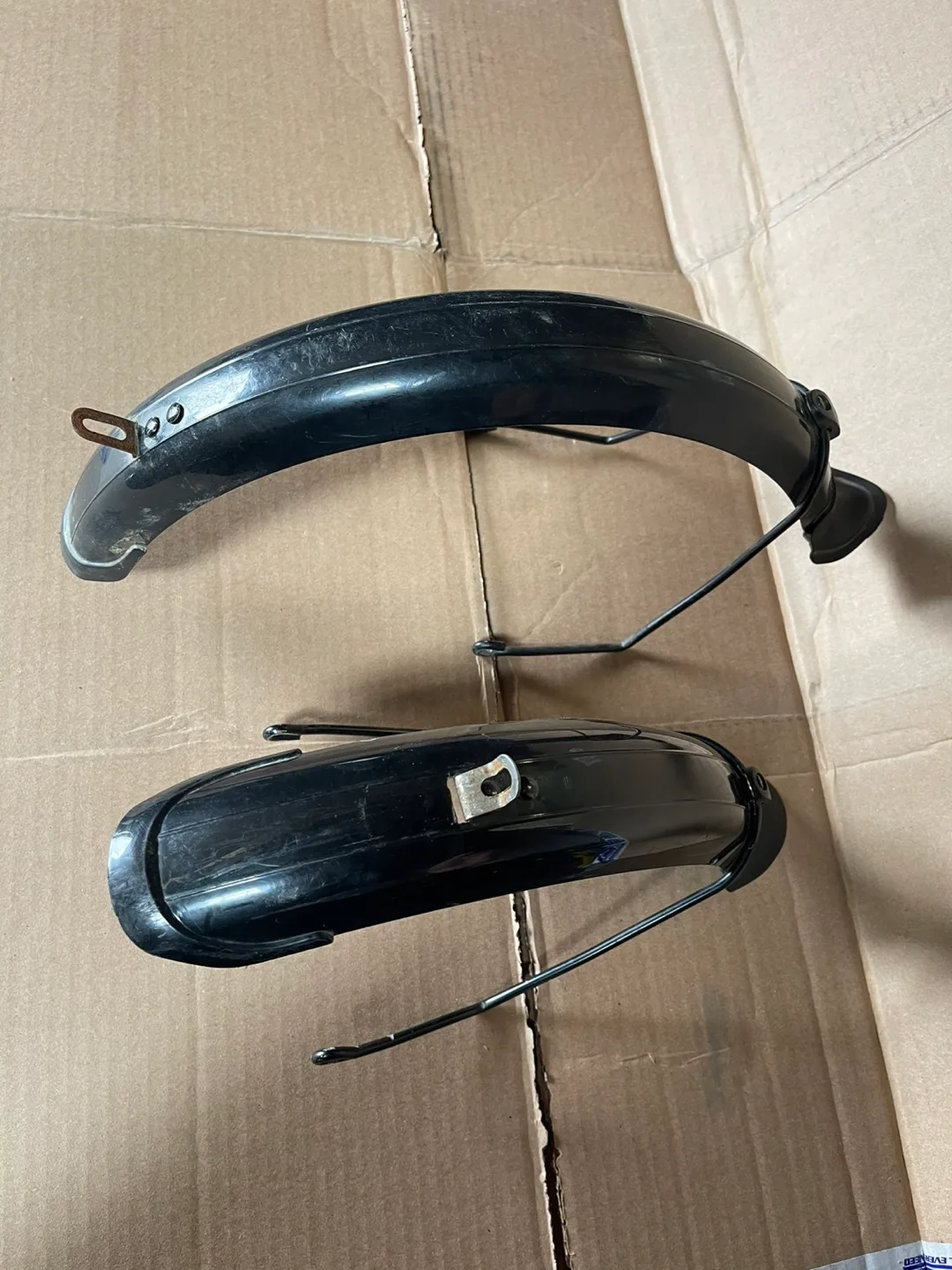 Pair of Vintage Bicycle Fenders thumbnail