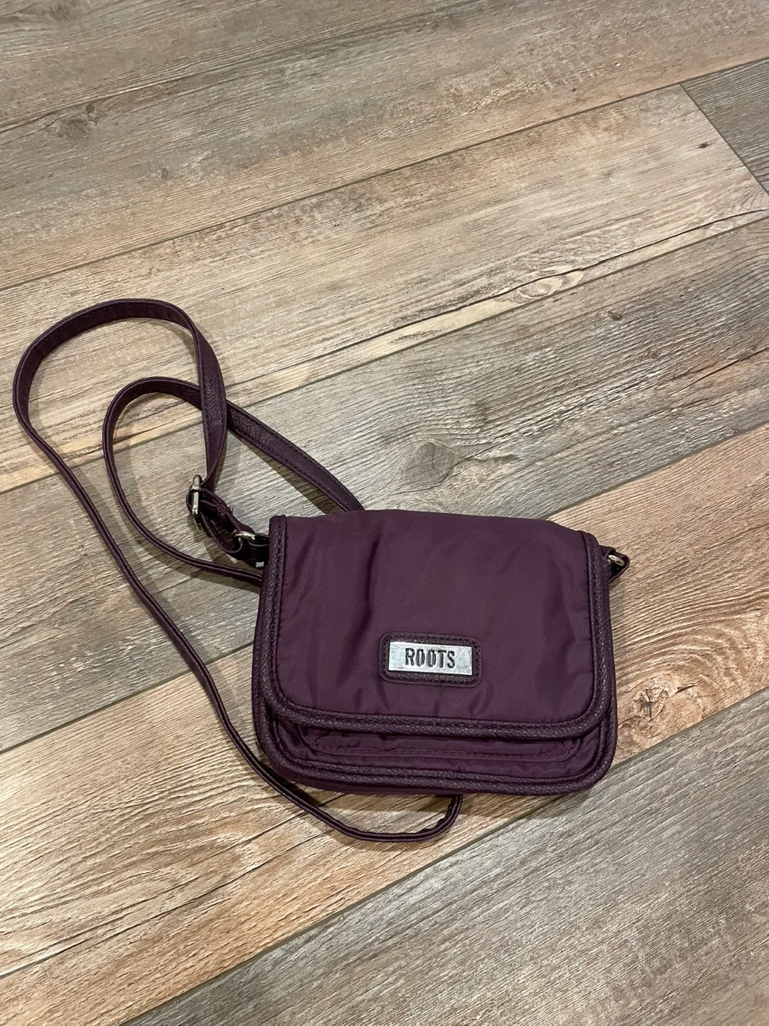 Roots Purple Crossbody Bag thumbnail