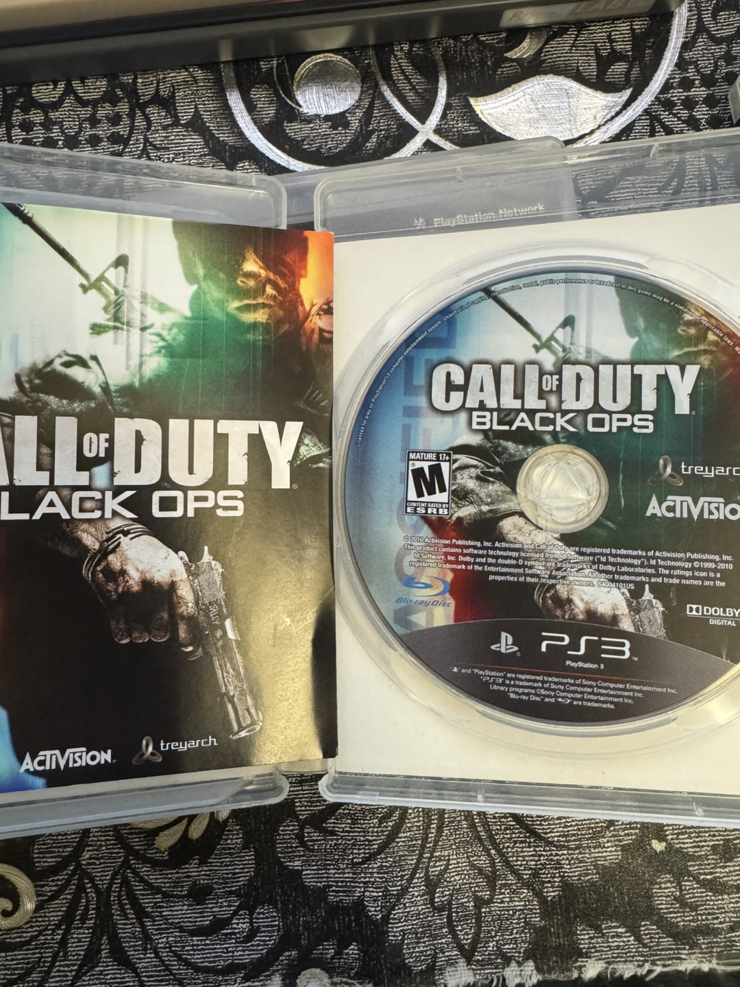 PS3 - Black Controller, Black Ops - photo 3