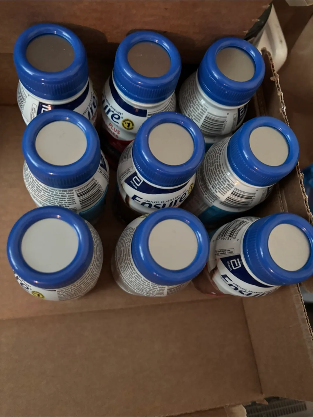 Nine Ensure Plus Chocolate Nutritional Drinks (9 Pack) image indicator(2)