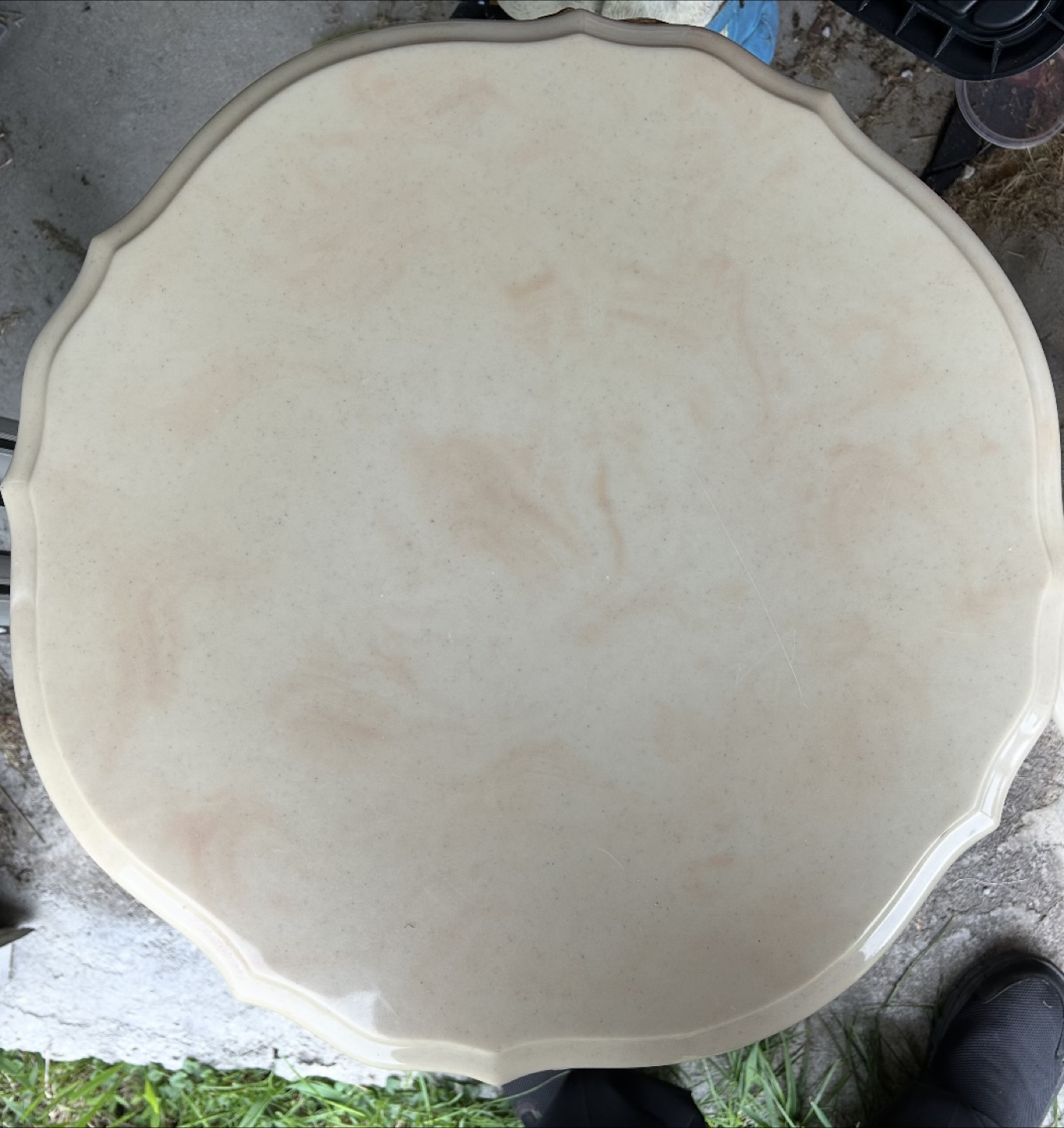 Pair of Vintage Marble Top Accent Tables - photo 3
