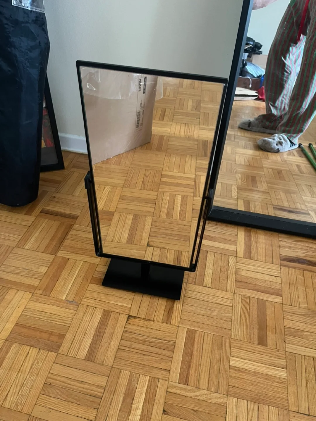 IKEA Black Freestanding Mirror thumbnail