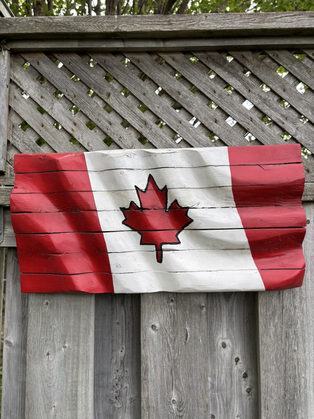 Canadian Flag Wood Wall Decor 🏒 - photo 2