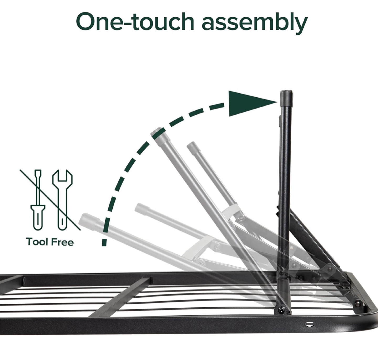 Metal Bed Frame - Twin Size - photo 2
