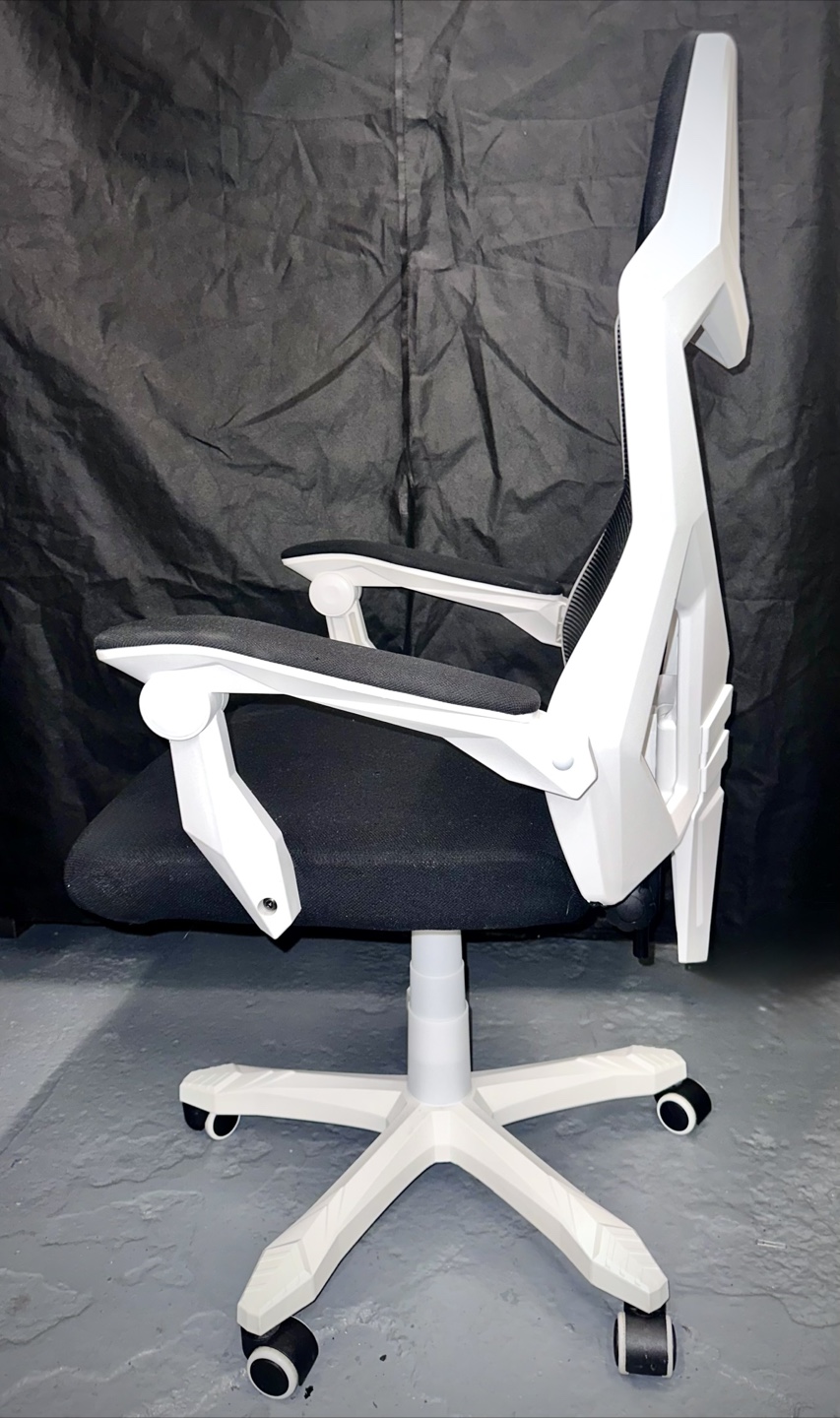 Ergonomic Office & gaming Chair, Black and White, Rolling Swivel - photo 4