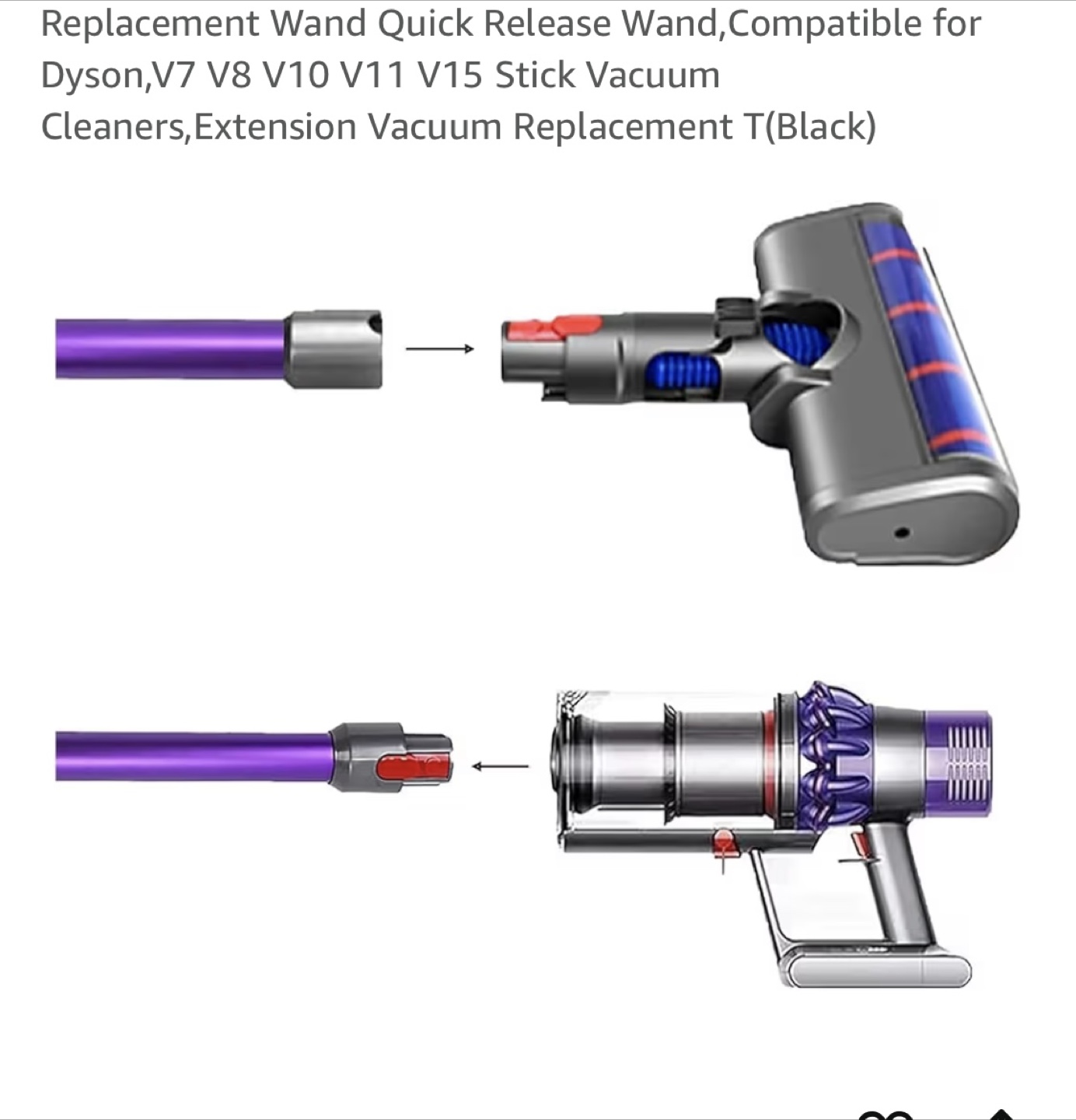 Dyson Vacuum Replacement Wand - photo 4