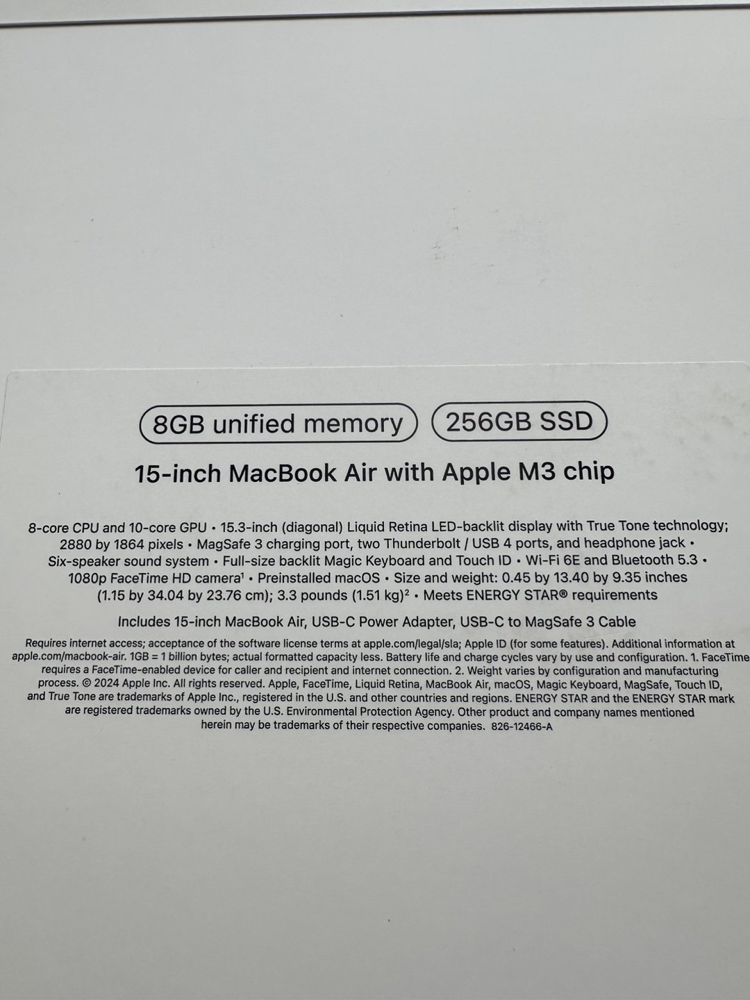 New 15-inch MacBook Air with Apple M3 chip - photo 4