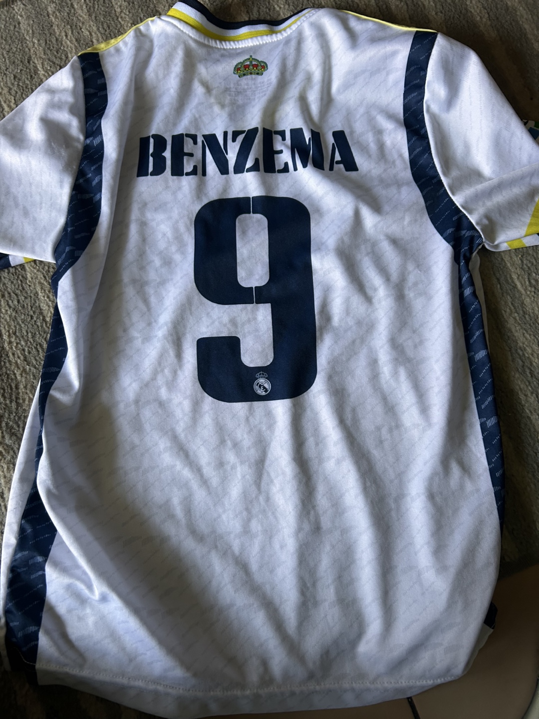 Real Madrid Benzema #9 Adidas Jersey - photo 2