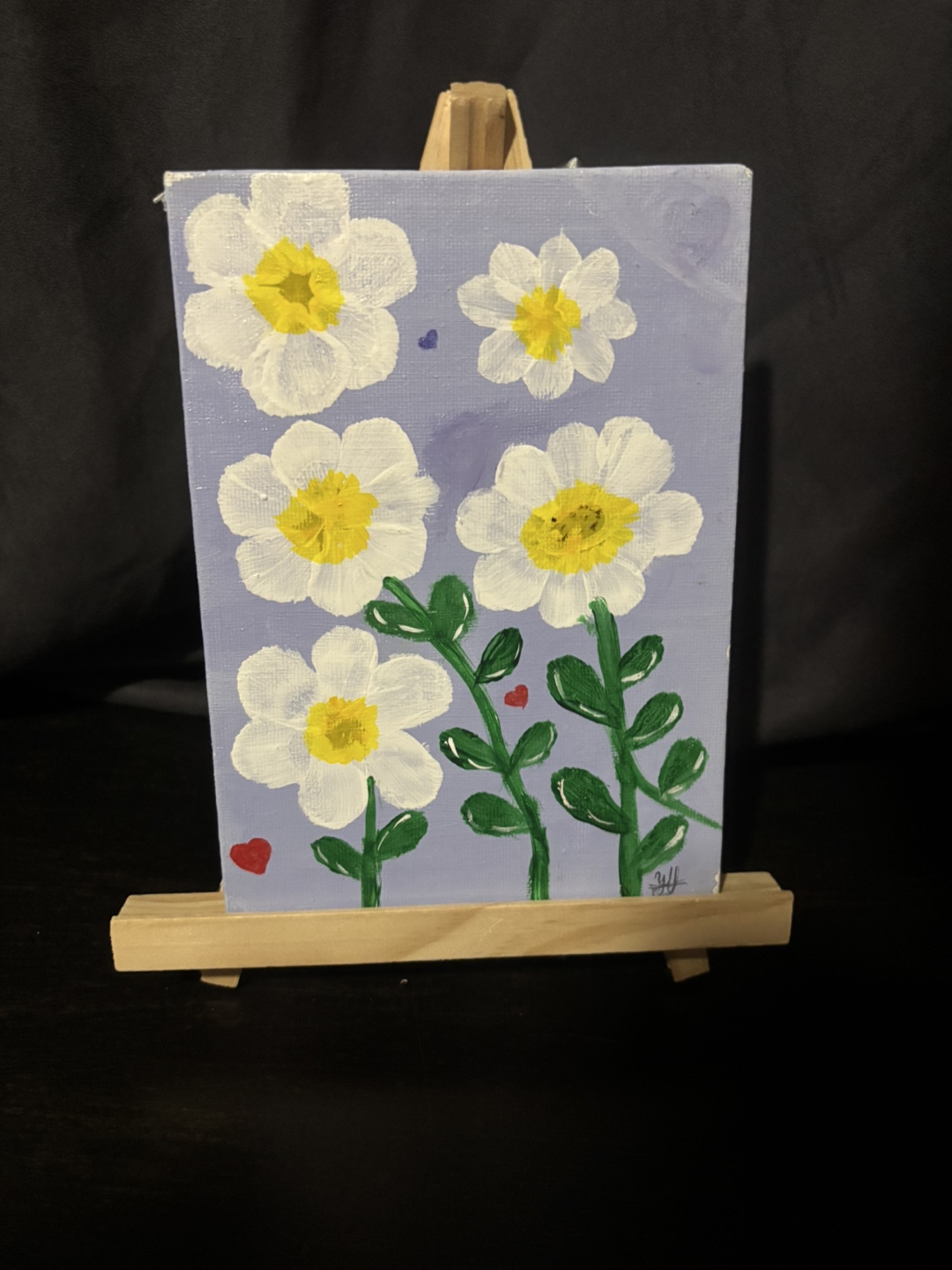 miniature floral painting