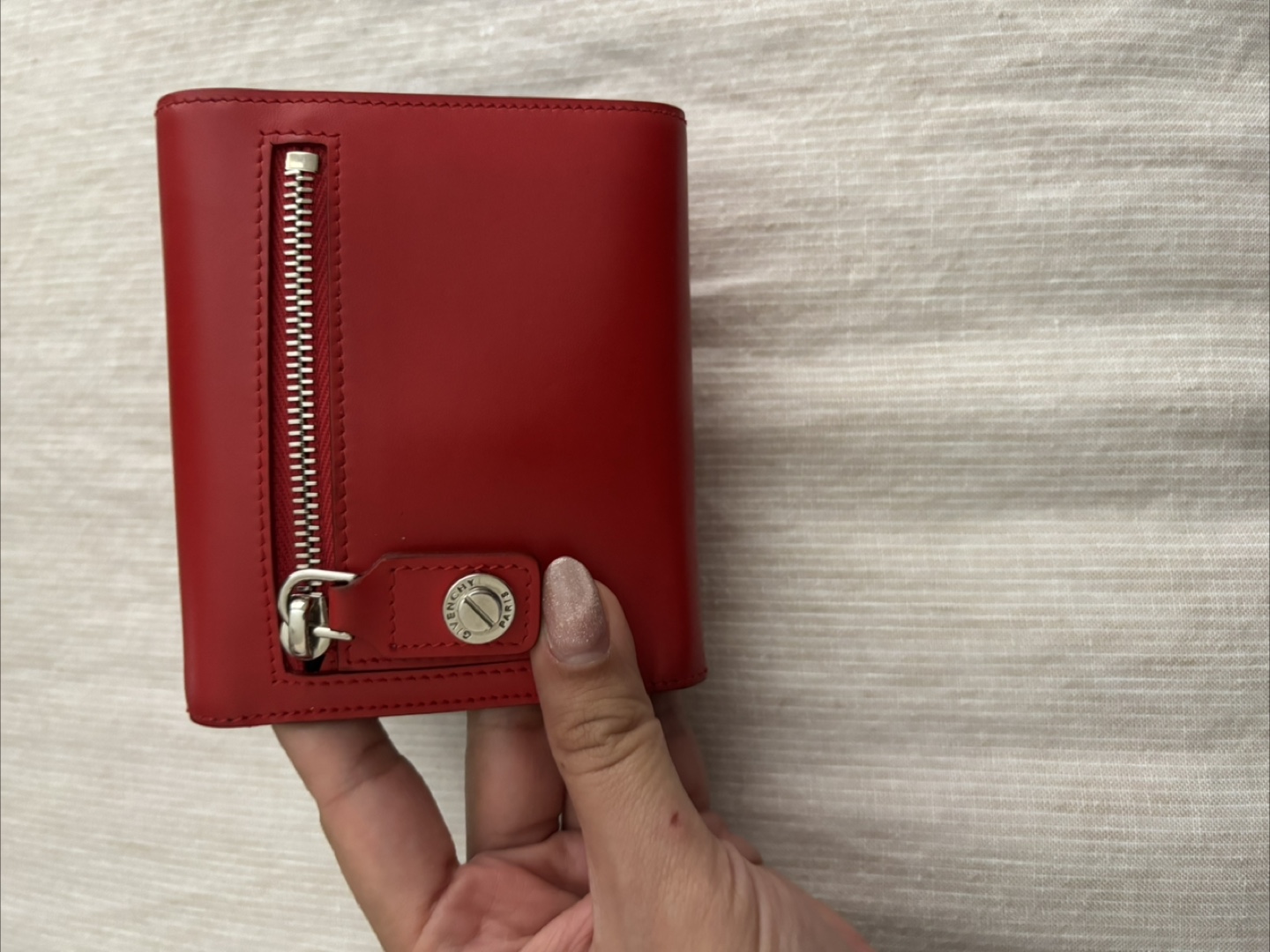 Givenchy Red Leather Wallet - photo 5