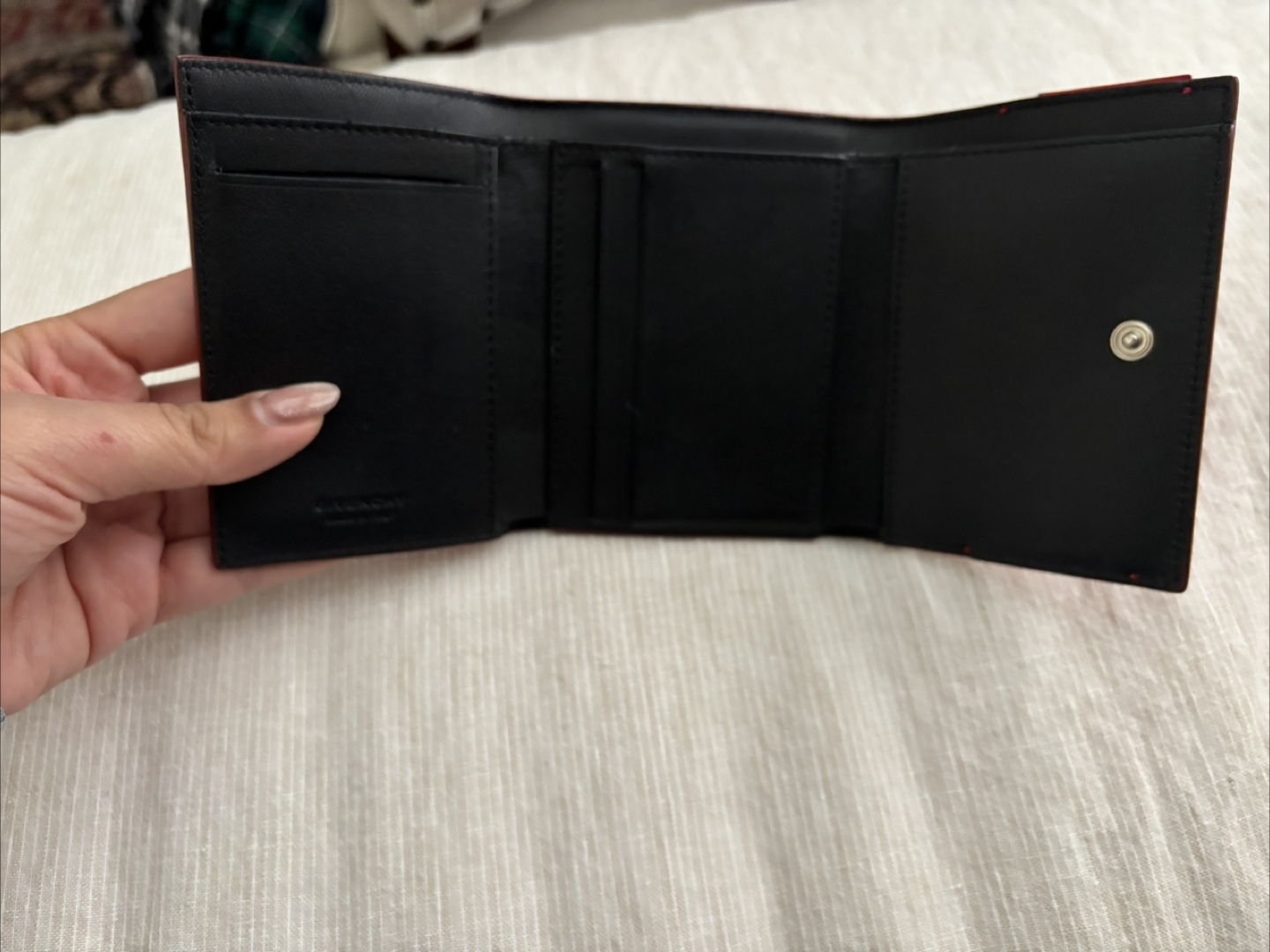 Givenchy Red Leather Wallet - photo 3