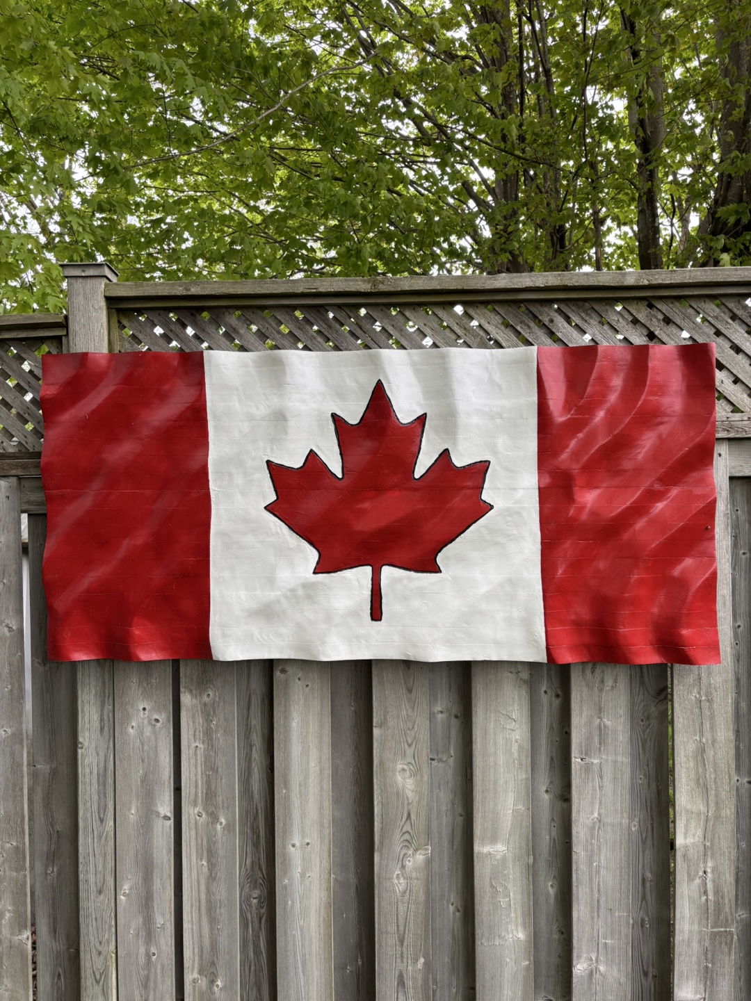 Hand-carved Wavy Wooden Canada Wall Decor🏒 - photo 2