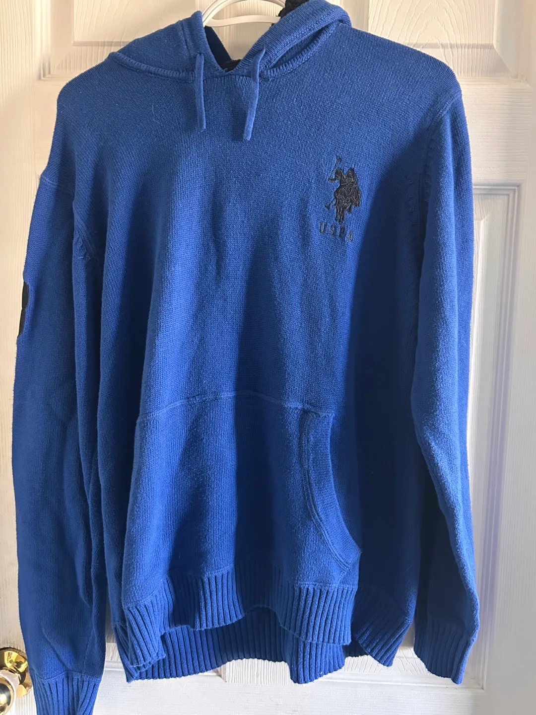 U.S. Polo Assn. Men's Blue Hoodie Size Large thumbnail
