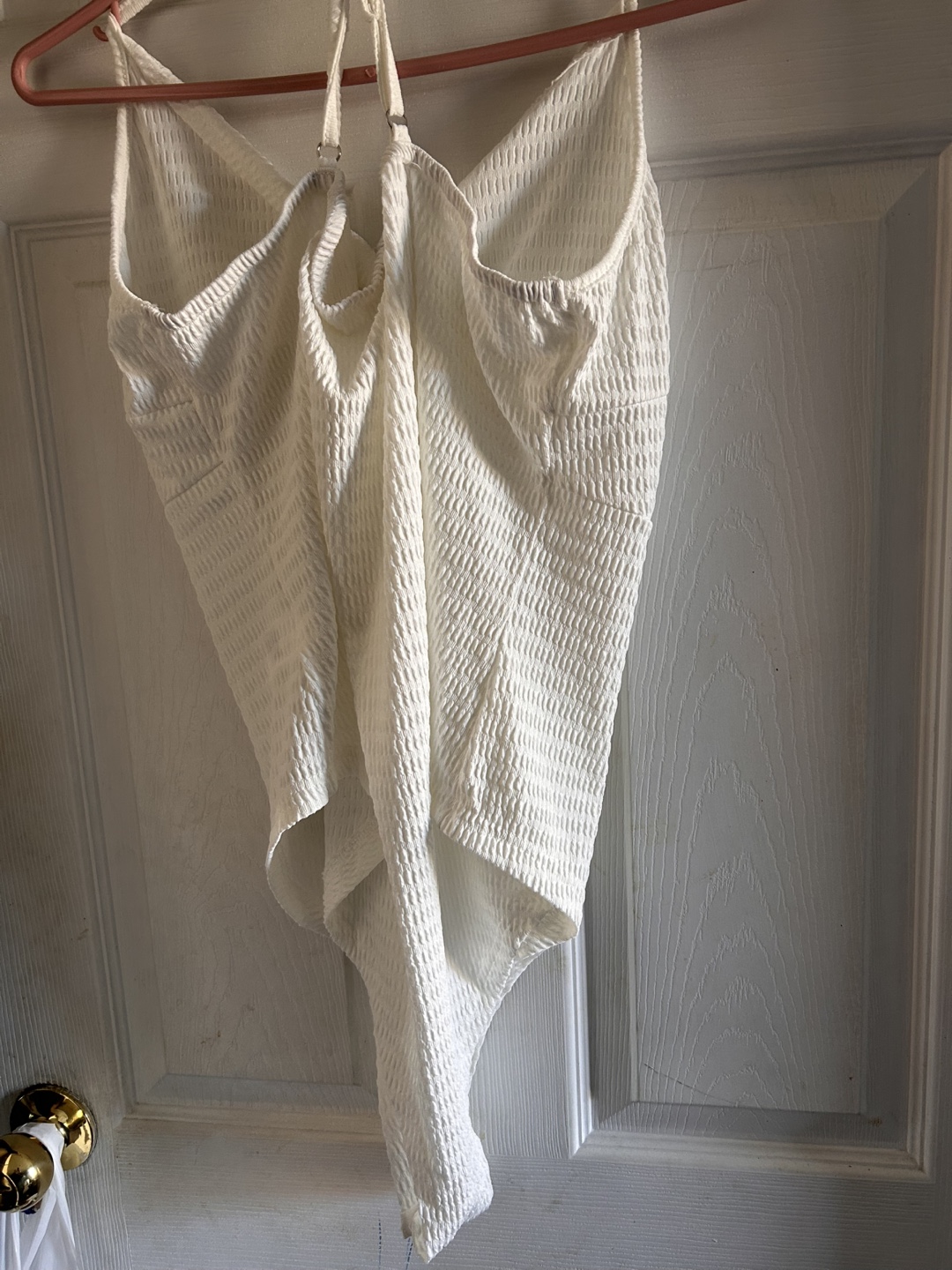 SHEIN Curve White Ribbed Bodysuit - 4XL - photo 2
