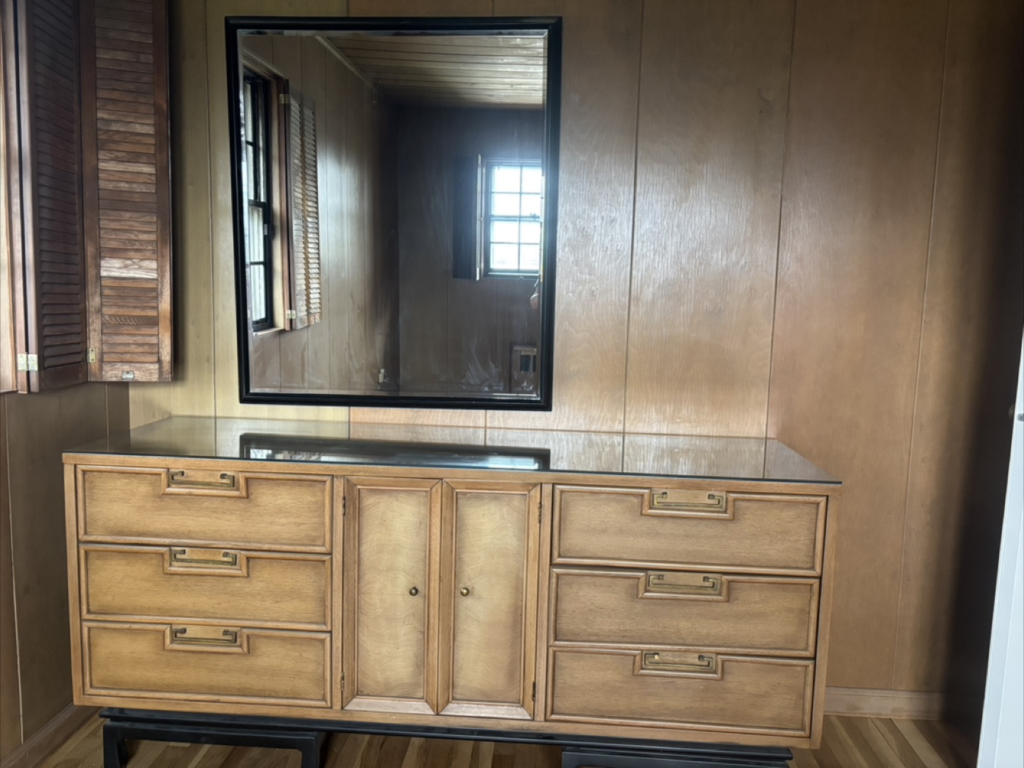 Mid Century Modern Dresser with Mirror