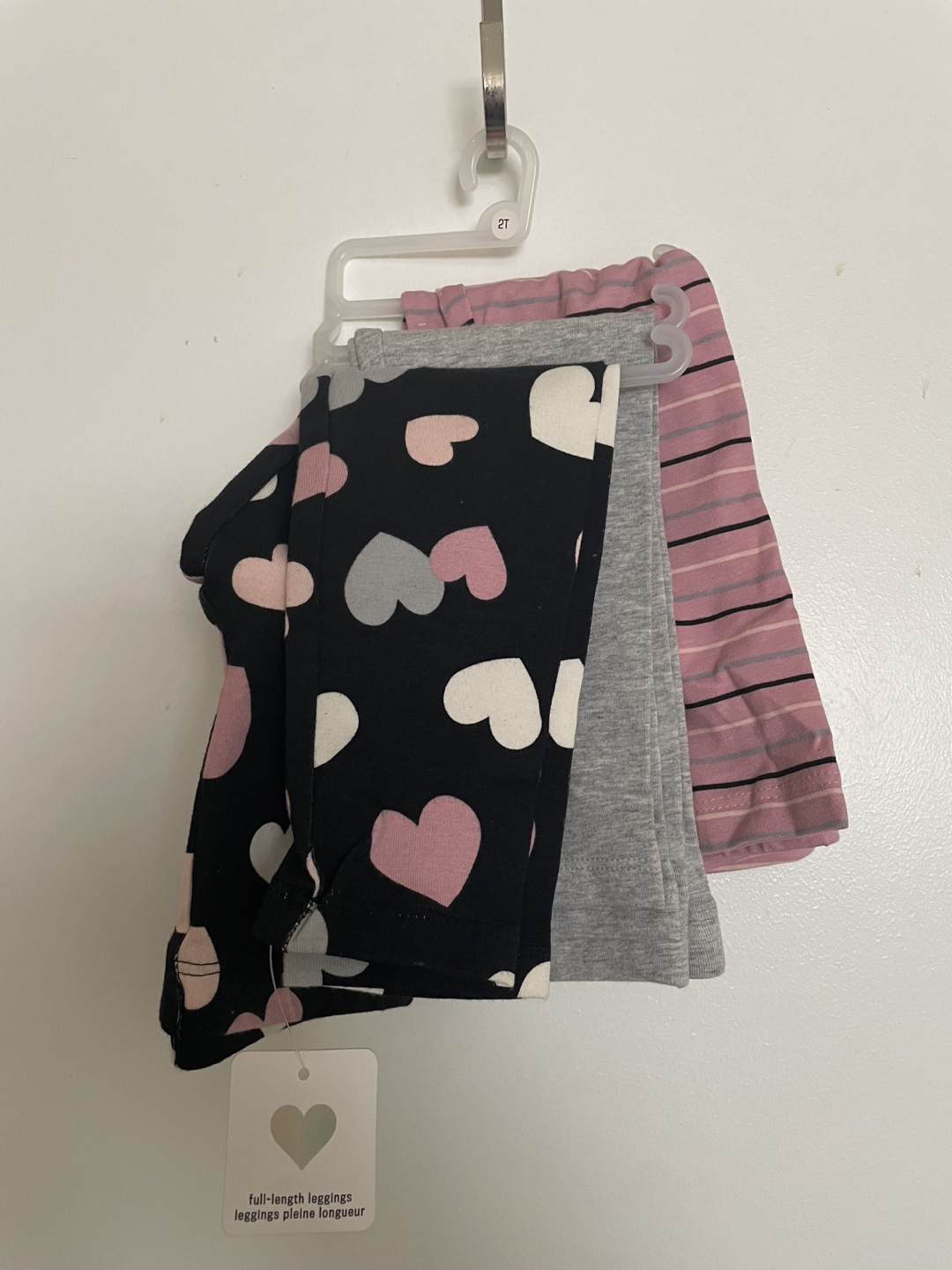 The Children’s Place 3-pack Girls Leggings Size 2T - photo 2