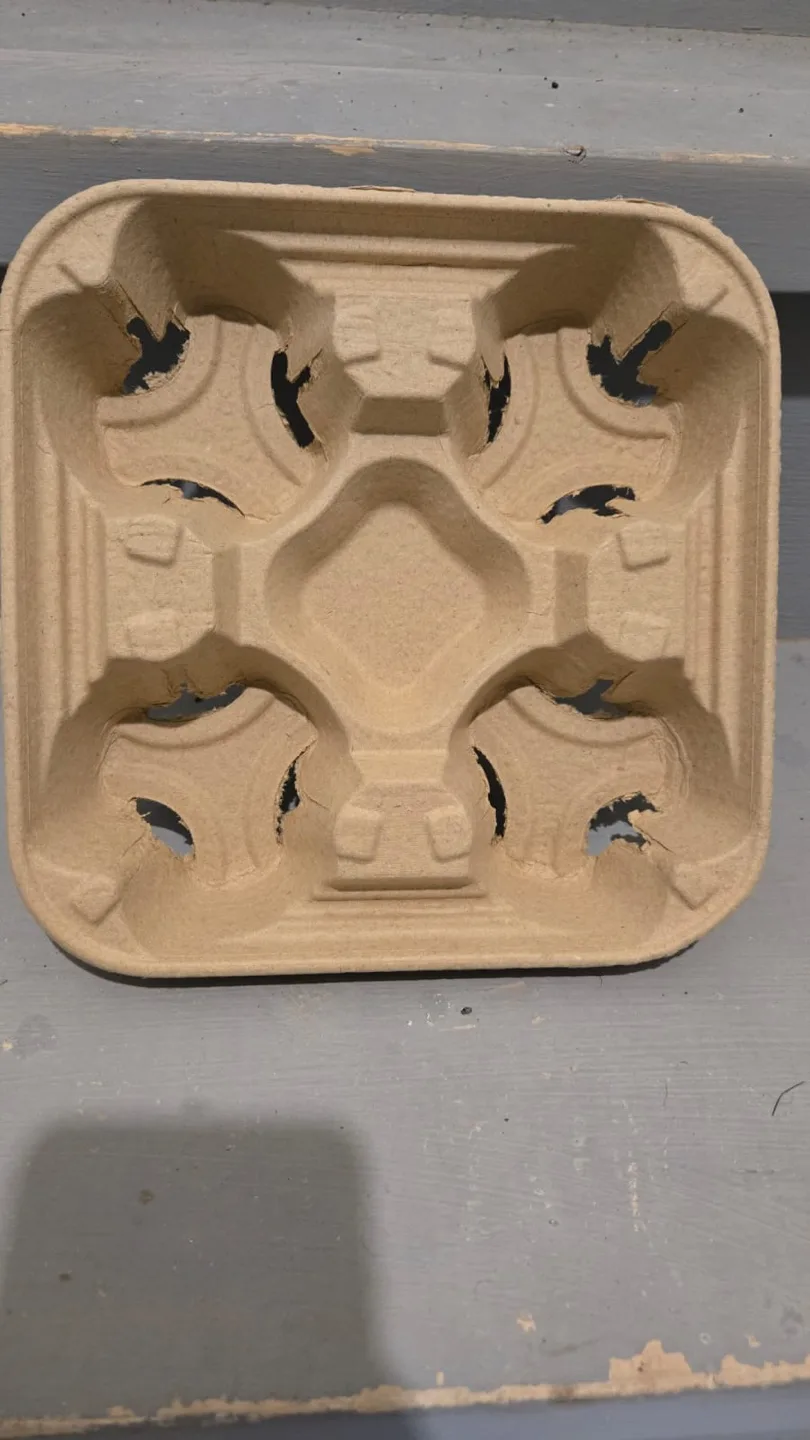 Eco-Packaging 4 Cup Carrier - Bulk Pack. 360 pcs image indicator(2)