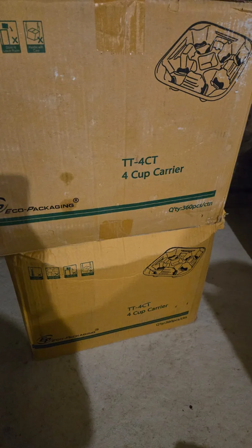 Eco-Packaging 4 Cup Carrier - Bulk Pack. 360 pcs image indicator(3)