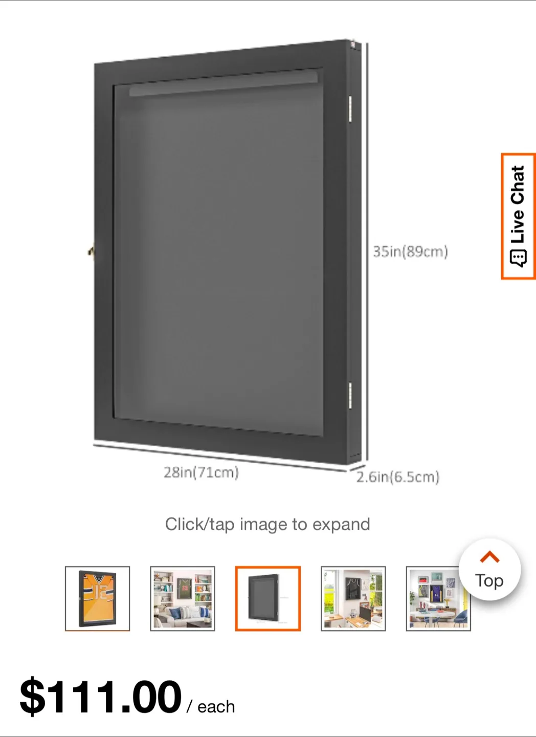 Display Case for Jersey or Memorabilia image indicator(3)