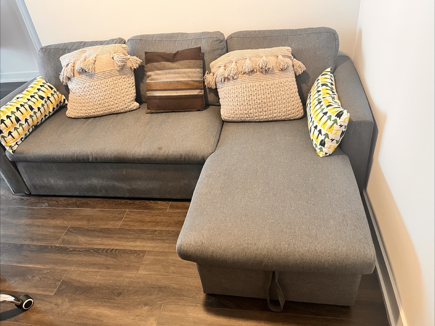 Grey Sectional Sofa Bed