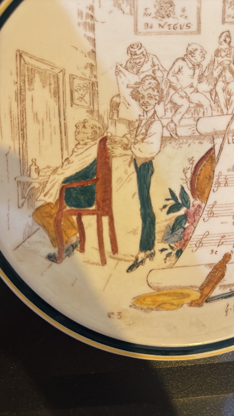 Vernon Kilns Plate - Le Barbier de Seville - photo 5