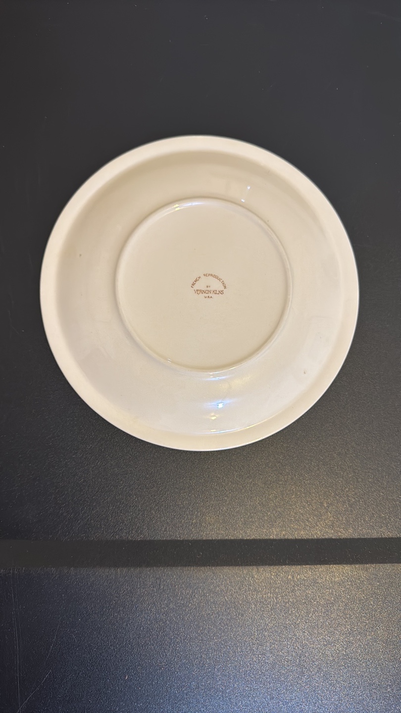 Vernon Kilns Plate - Le Barbier de Seville - photo 2
