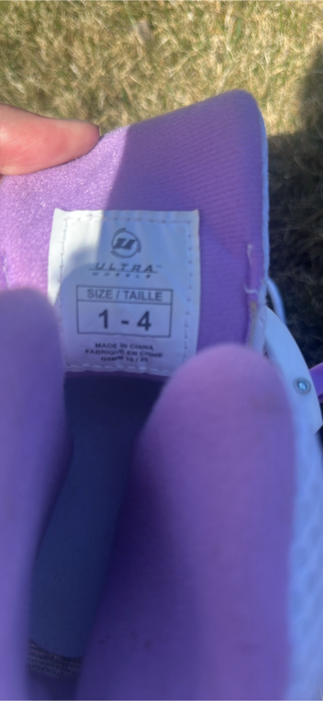 Girls' Inline Skates Size 1-4 with Protective Gear - photo 3