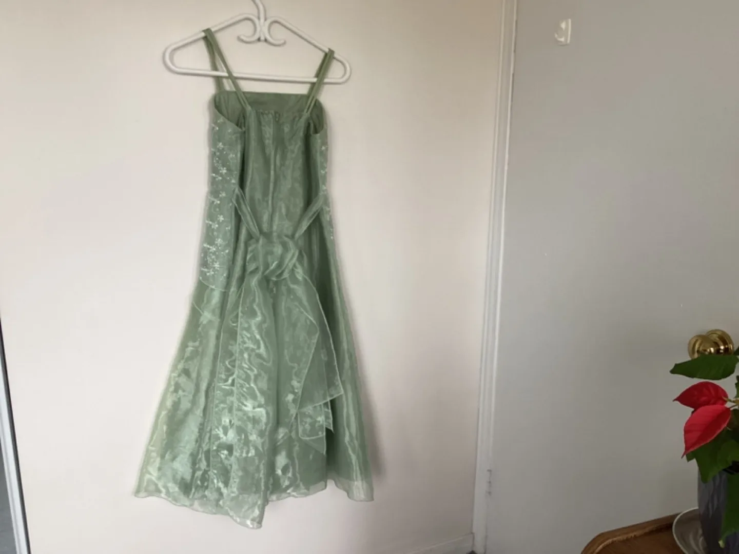 Girls' Sage Green Party Dress Size 12 image indicator(2)