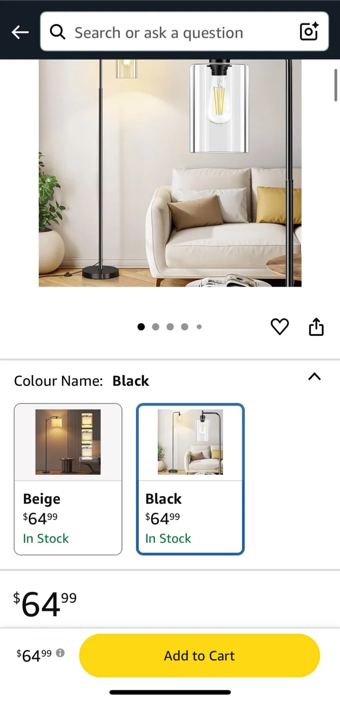 New Glass floor lamp image indicator(2)