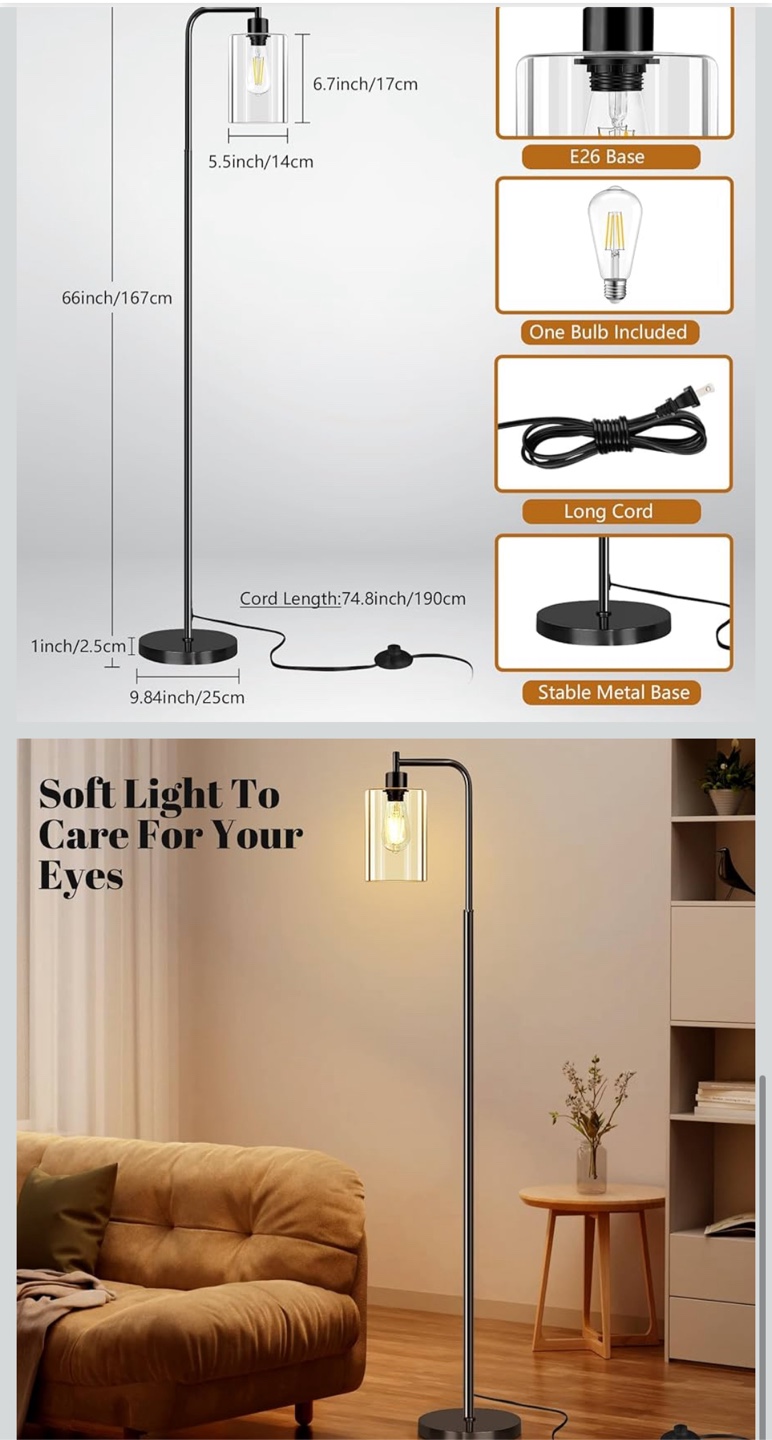 New Glass floor lamp - photo 3