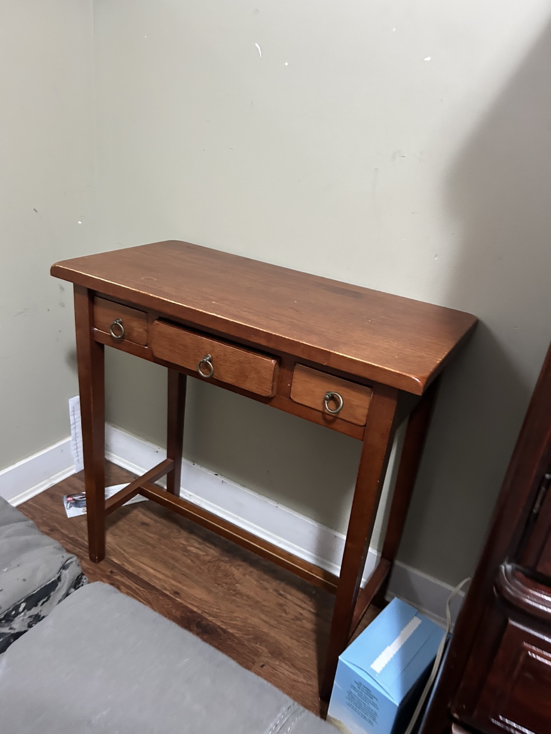 Wooden Console Table with Three Drawers - photo 5