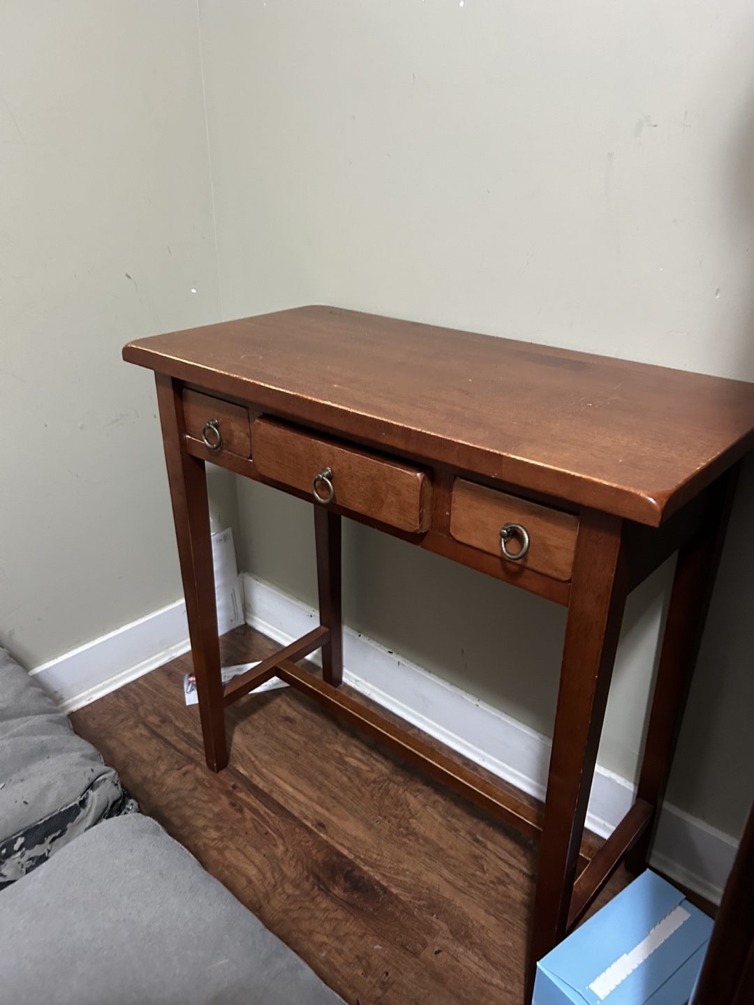 Wooden Console Table with Three Drawers - photo 3