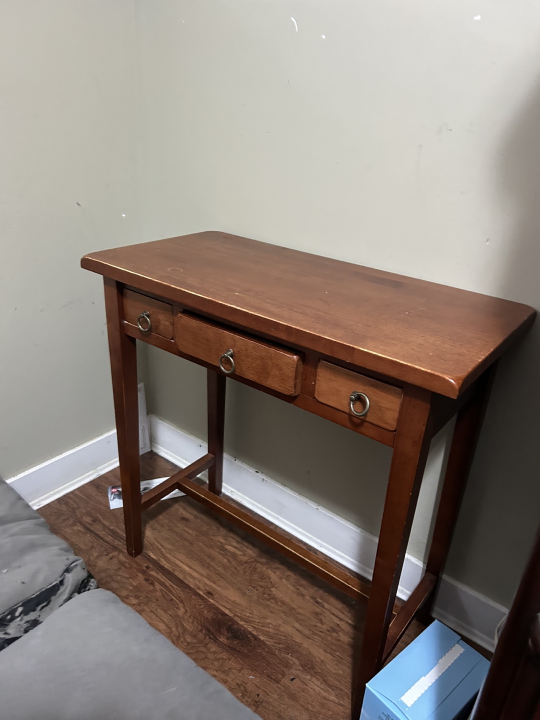 Wooden Console Table with Three Drawers - photo 4