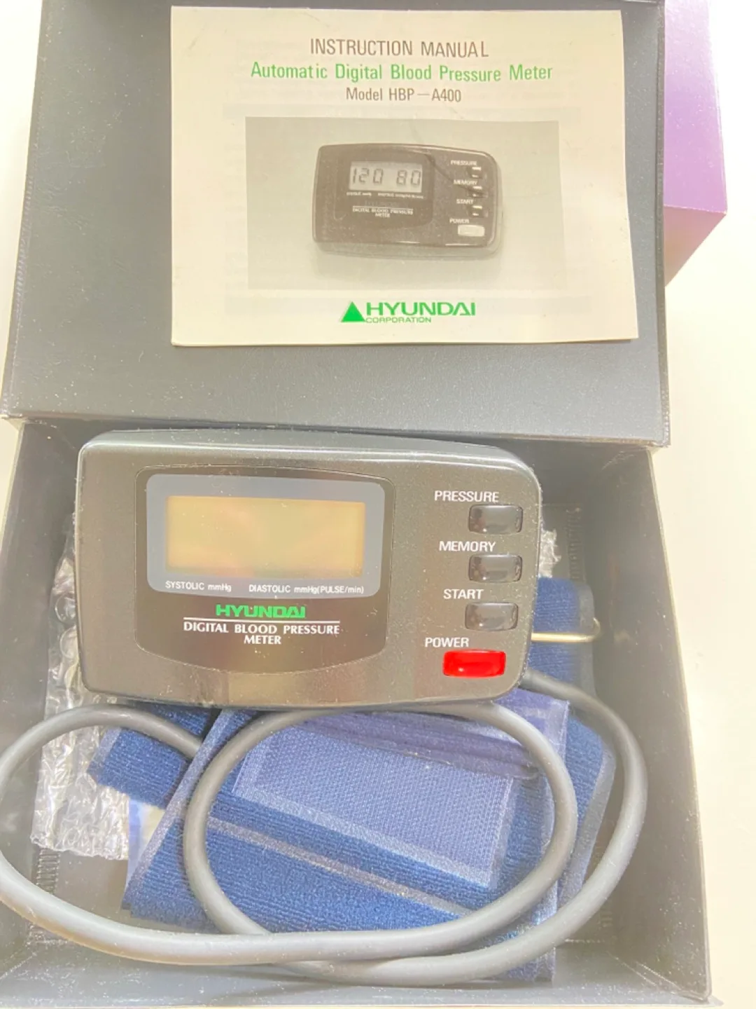 Hyundai Automatic Digital Blood Pressure Meter Model HBP-A400 thumbnail