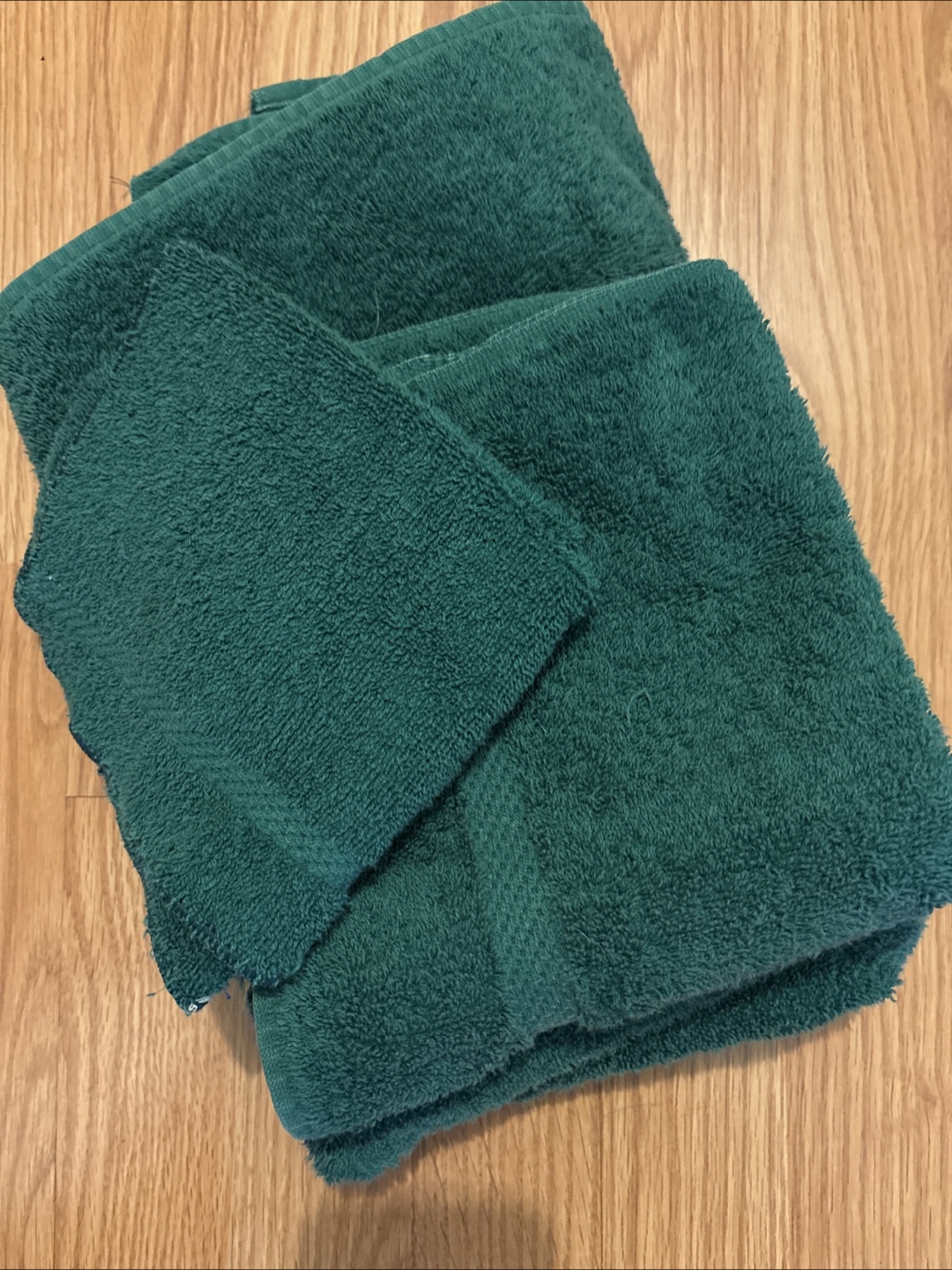 Dark Green Bath Towel set