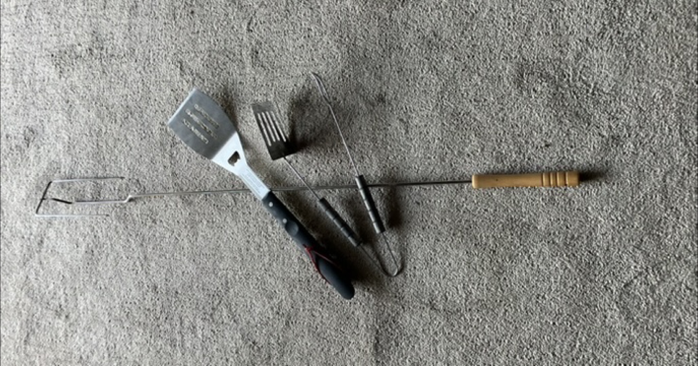 BBQ Tool Set - Spatula, tong and Sausage Roasting Stick - photo 4