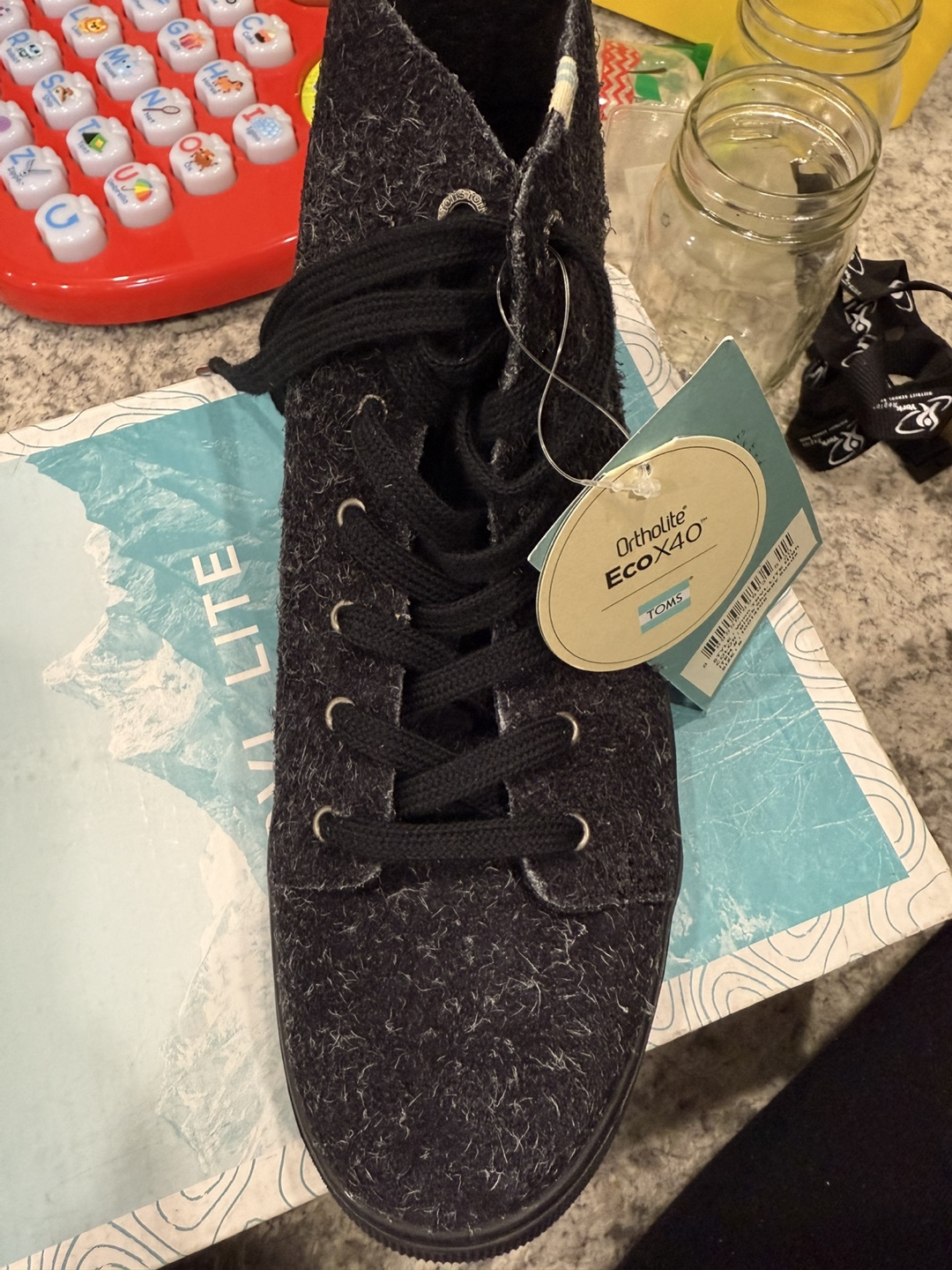 TOMS OrthoLite EcoX40 High Top Sneakers - Size 8 - photo 4