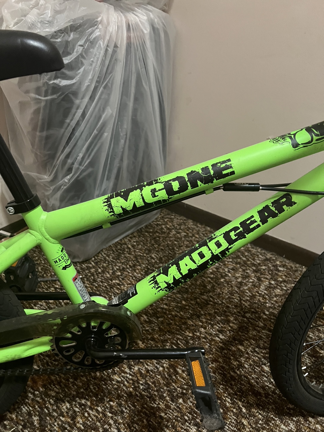 MGONE Madgear BMX Bike - Lime Green - photo 3