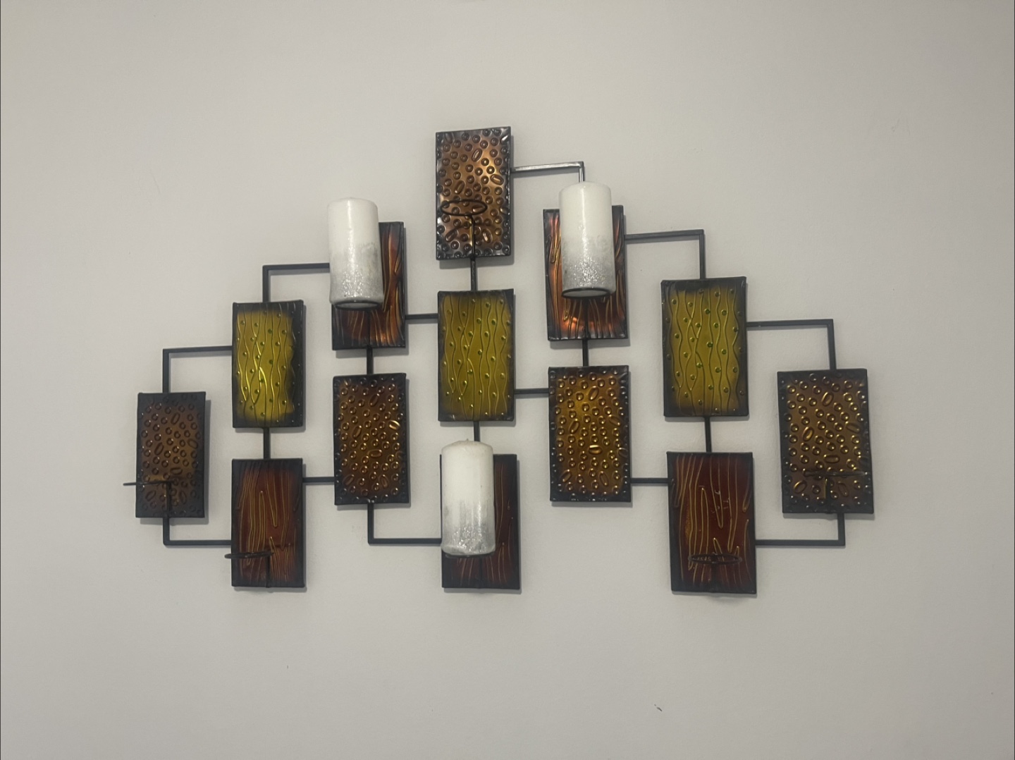 Metal Wall-Mounted Candle Holder - photo 3