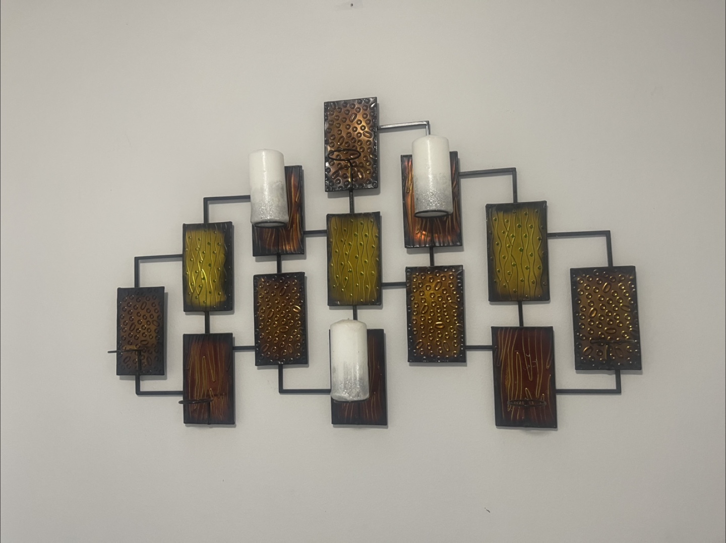Metal Wall-Mounted Candle Holder - photo 4