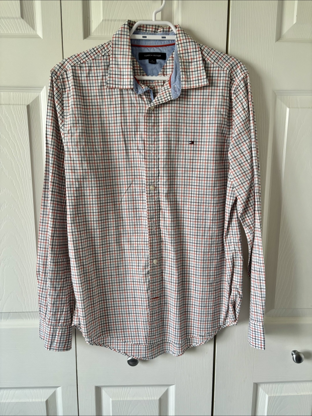 Five Men's Long-Sleeve Plaid Dress Shirts - Bundle - photo 2