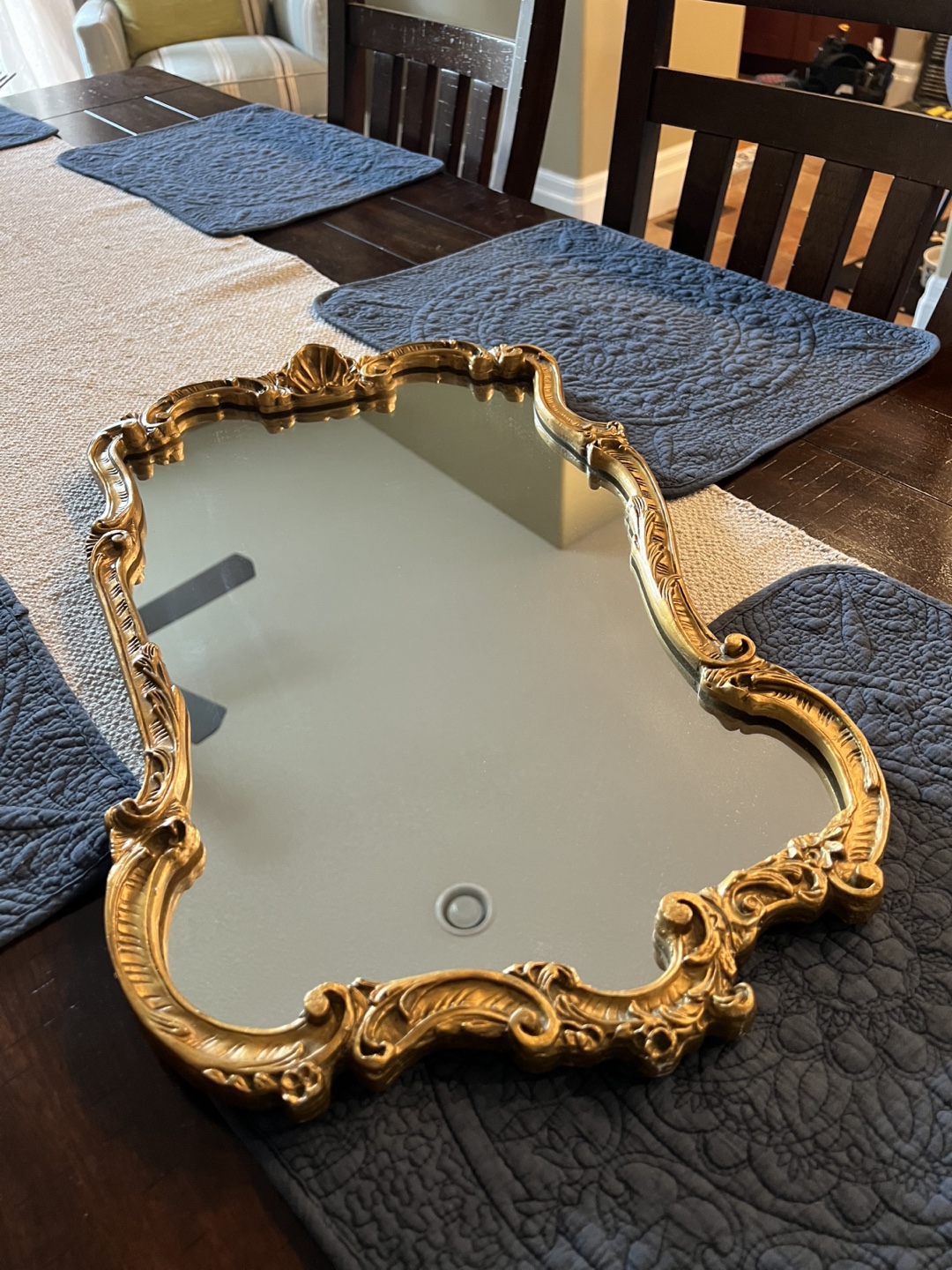 Vintage Ornate Mirror