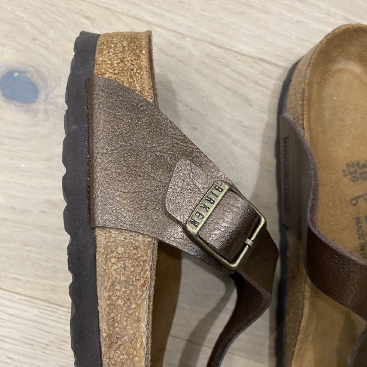 Size 5/36 women’s Birkenstock Gizeh sandals - photo 2
