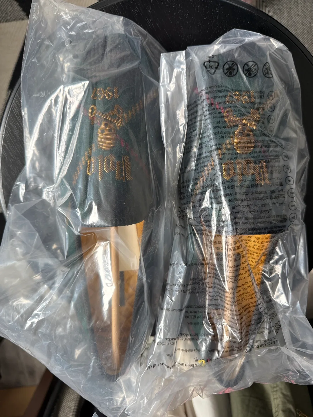 Polo Ralph Lauren Men's Green Plaid Skull Slippers image indicator(5)