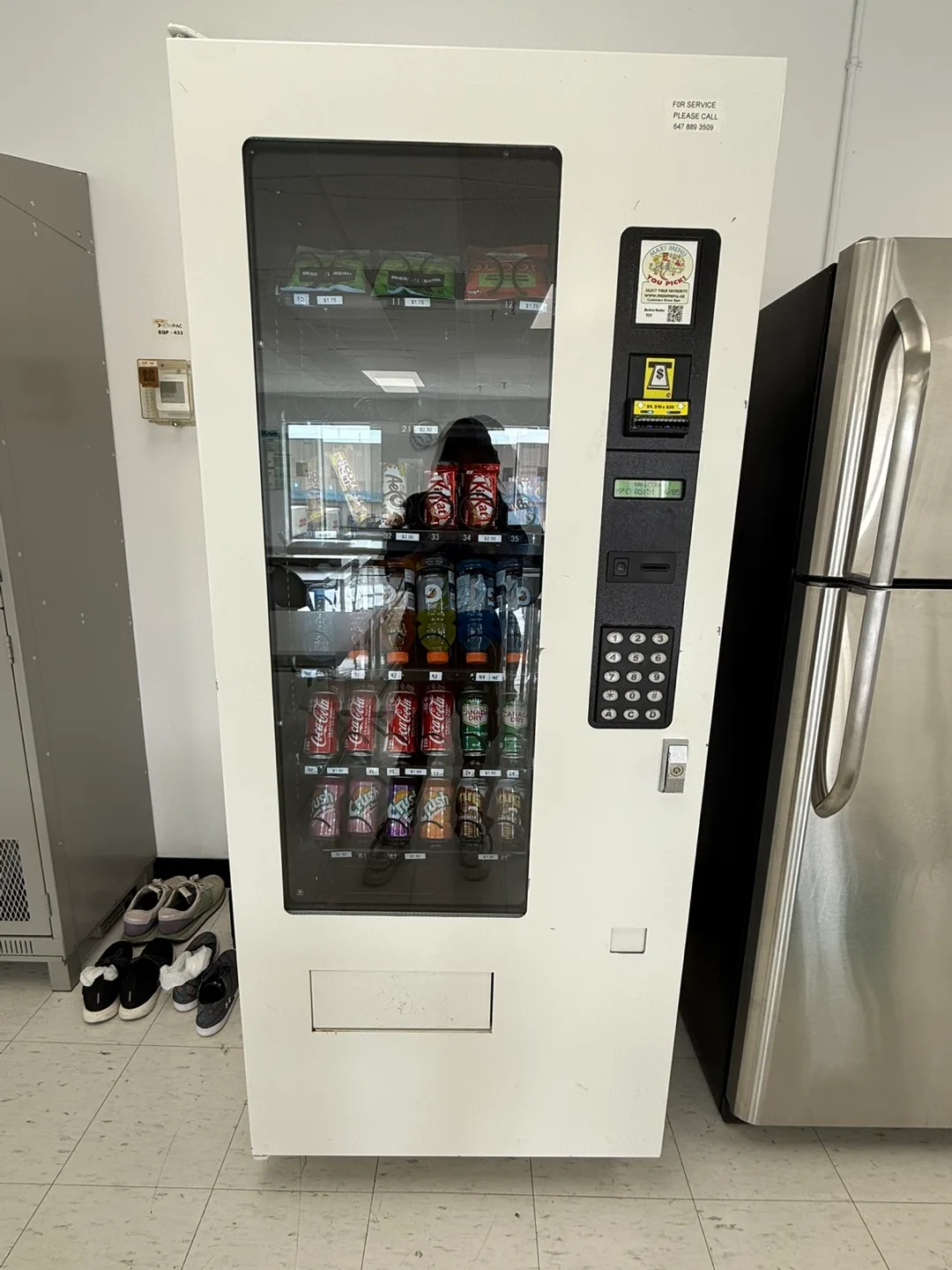 Combo Vending Machine with location for sale