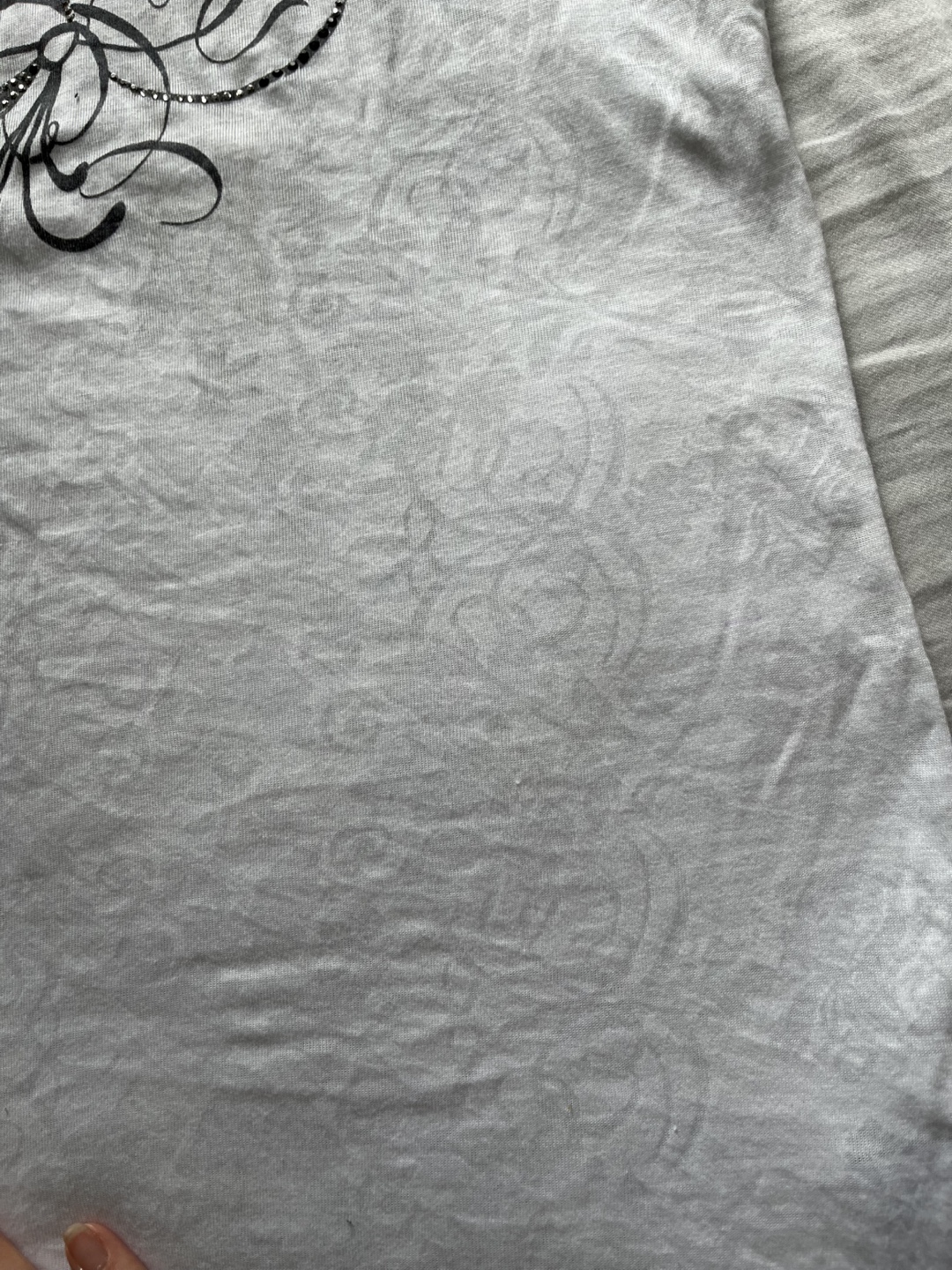White T-Shirt with Angel Wings - photo 3