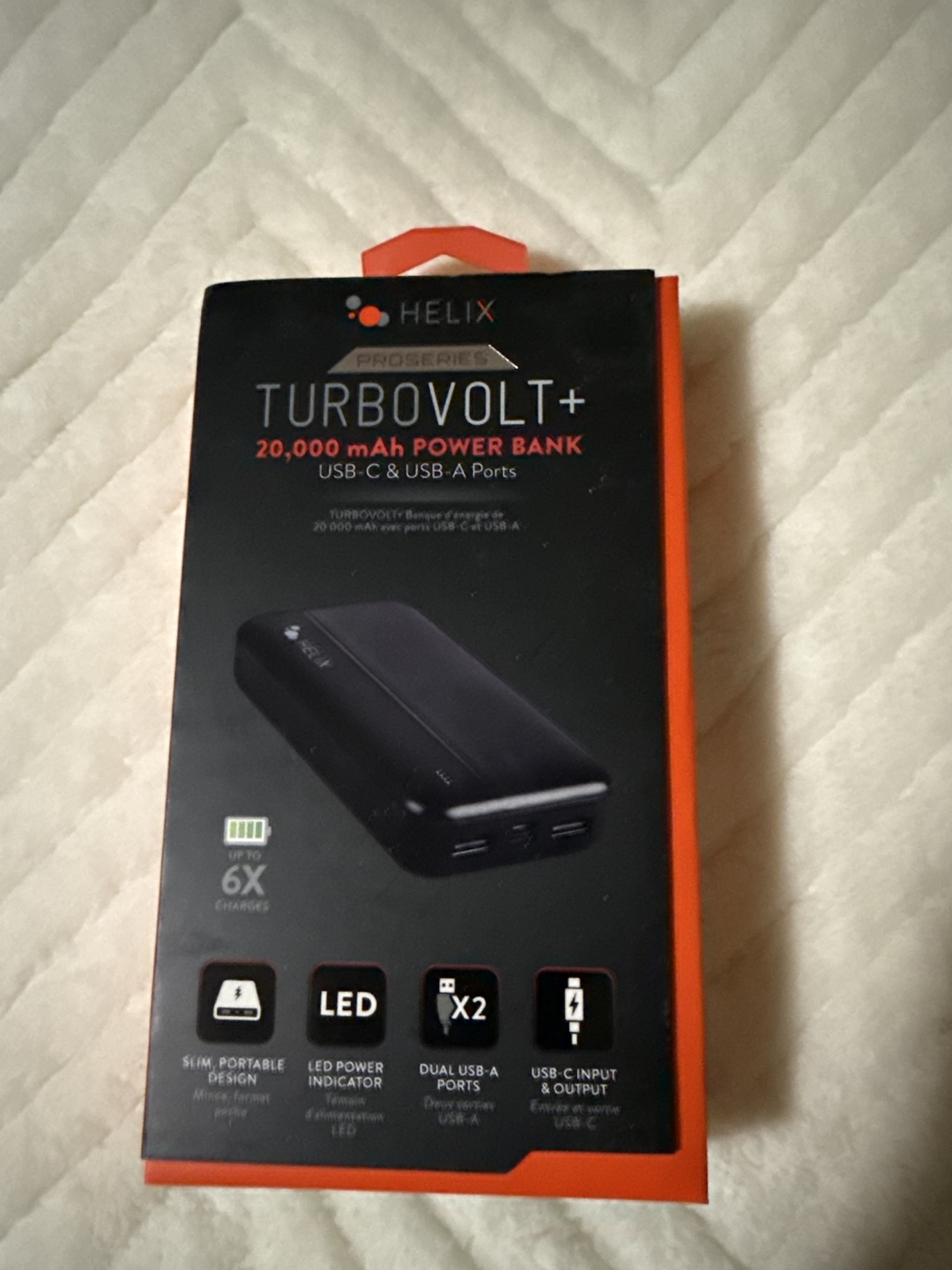 Helix Proseries TurboVolt+ 20000 mAh Power Bank
