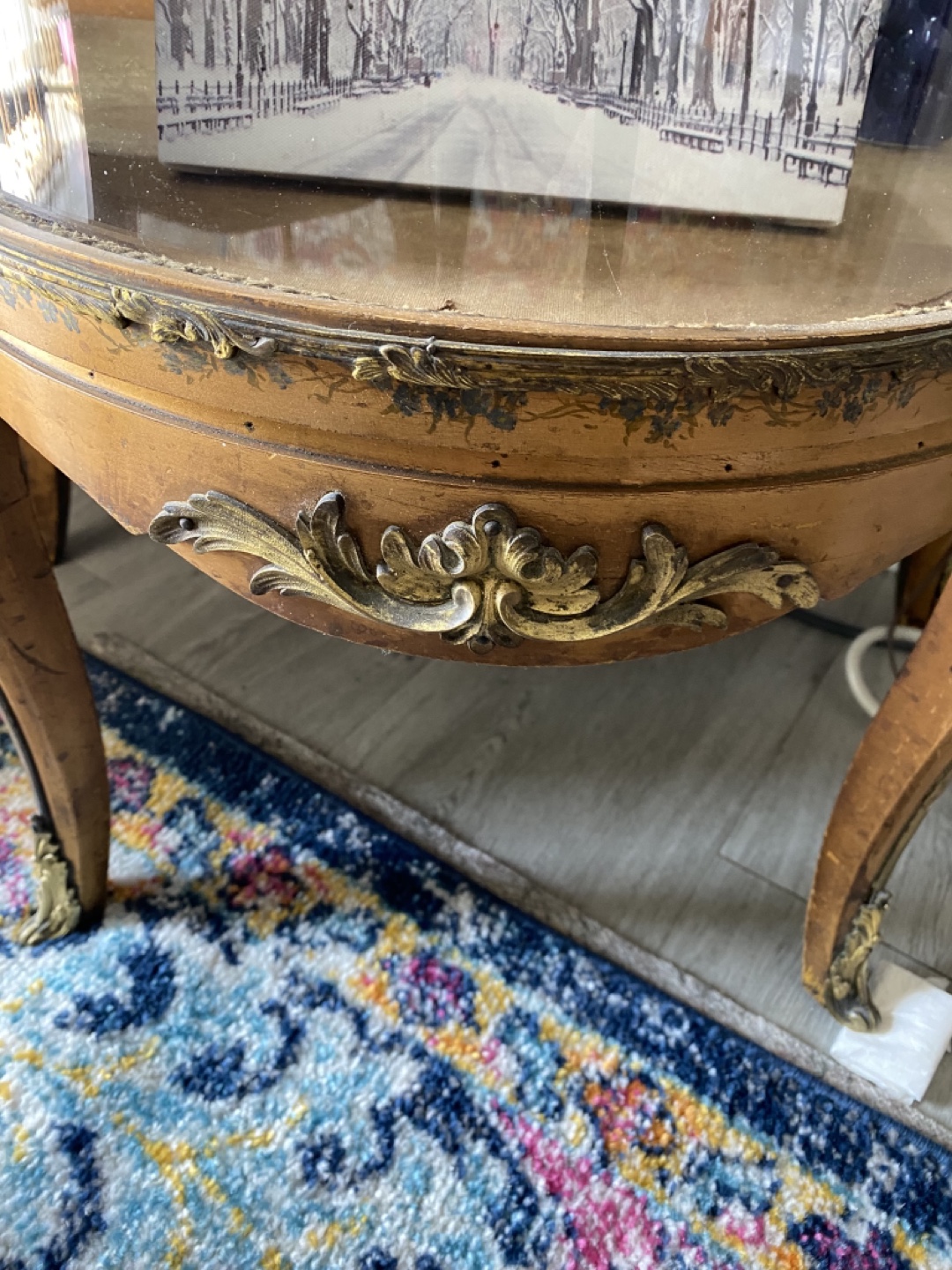 Antique French-Style Curio Cabinet - photo 5