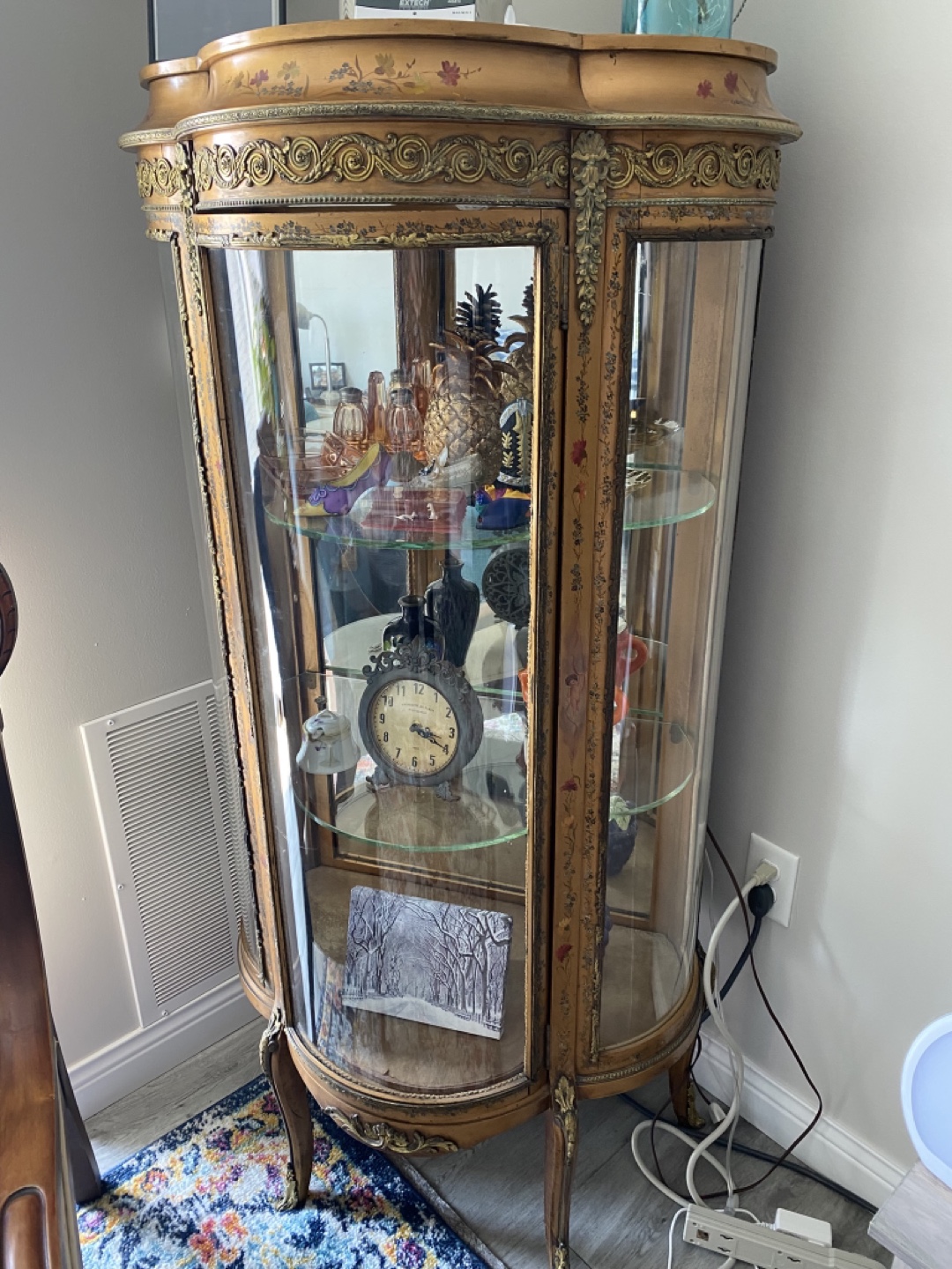 Antique French-Style Curio Cabinet - photo 2