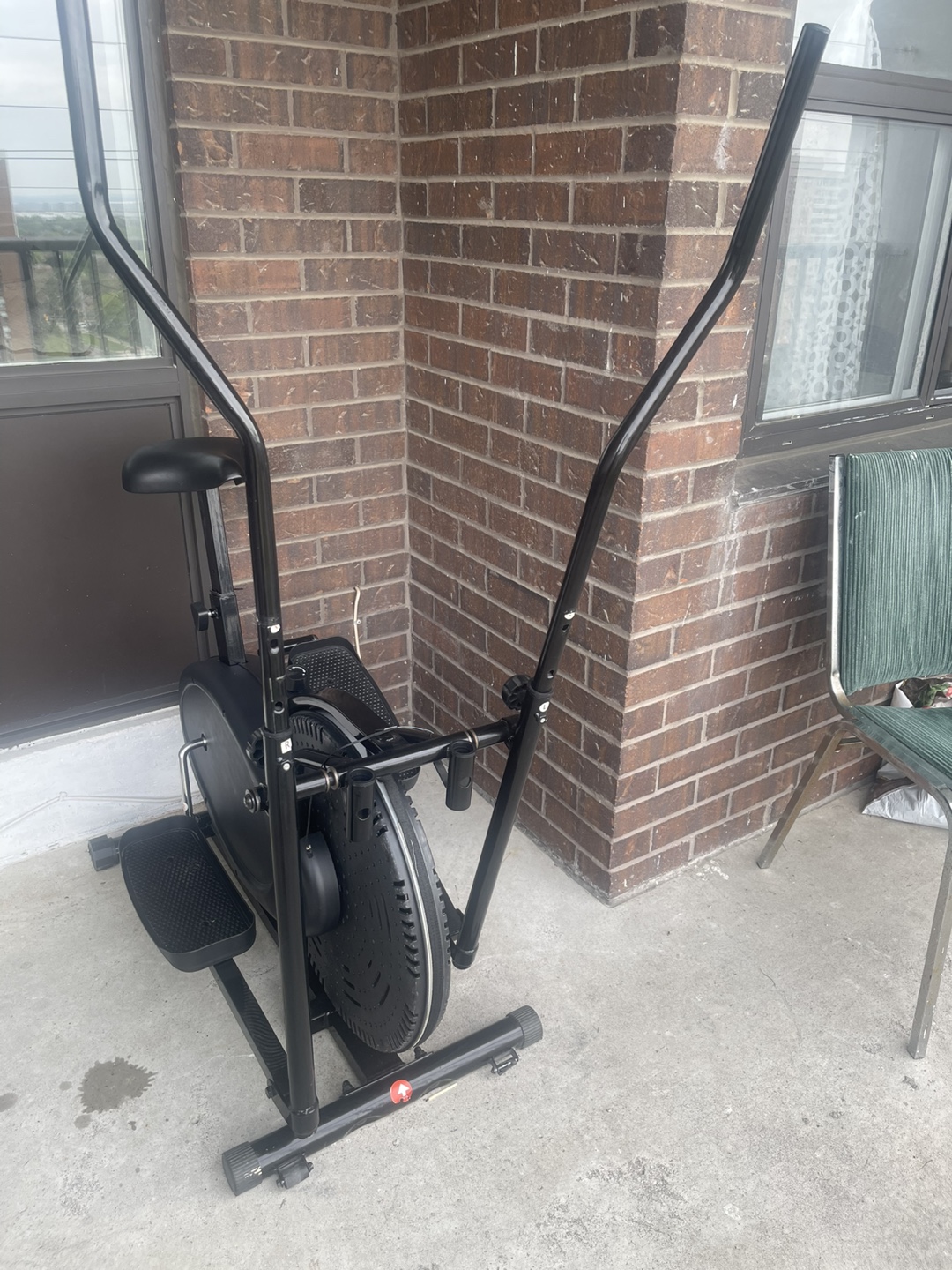 Black Elliptical Cross Trainer Exercise Machine - photo 5